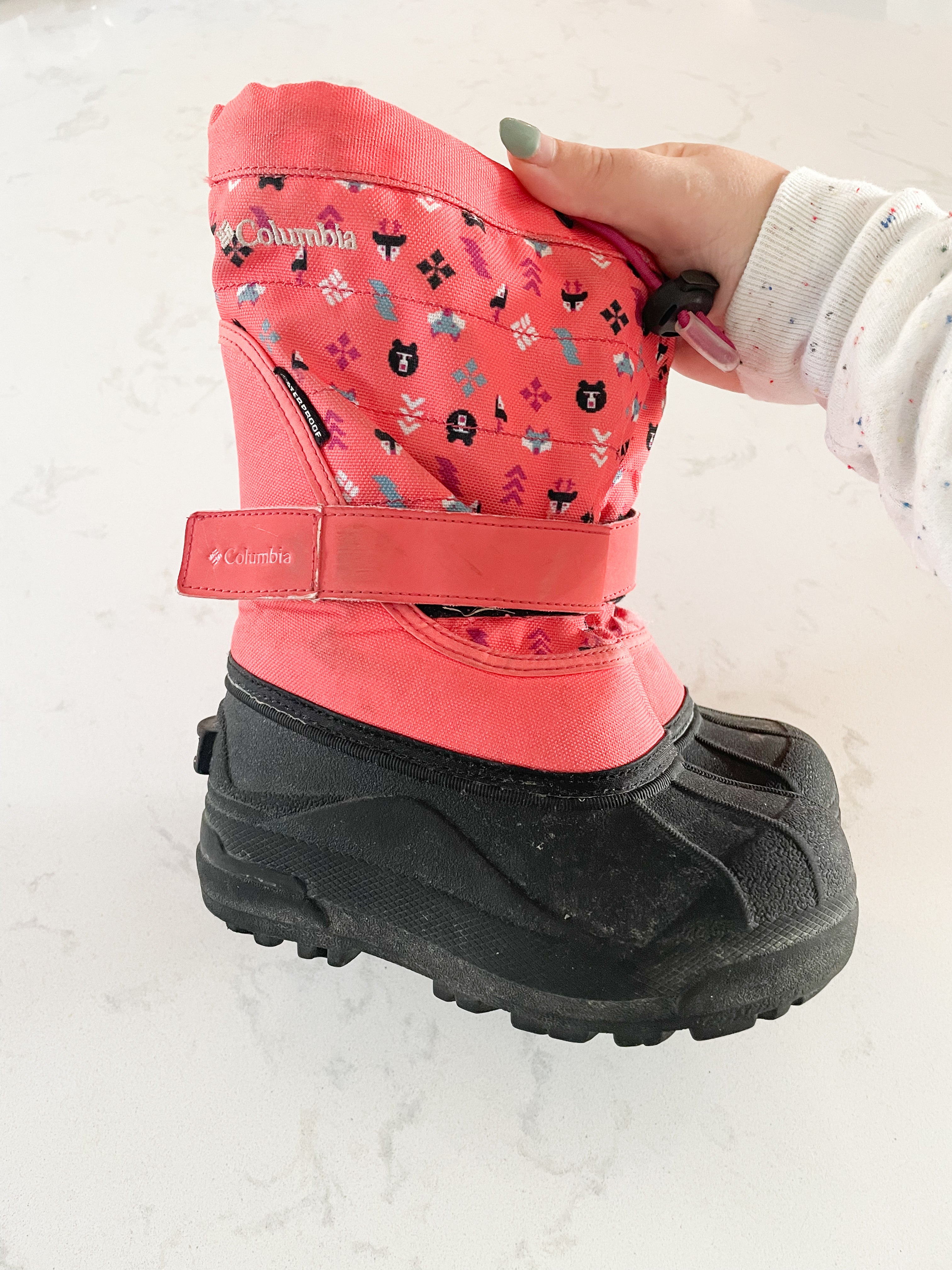 Columbia-10C-PLAY- pink winter boots