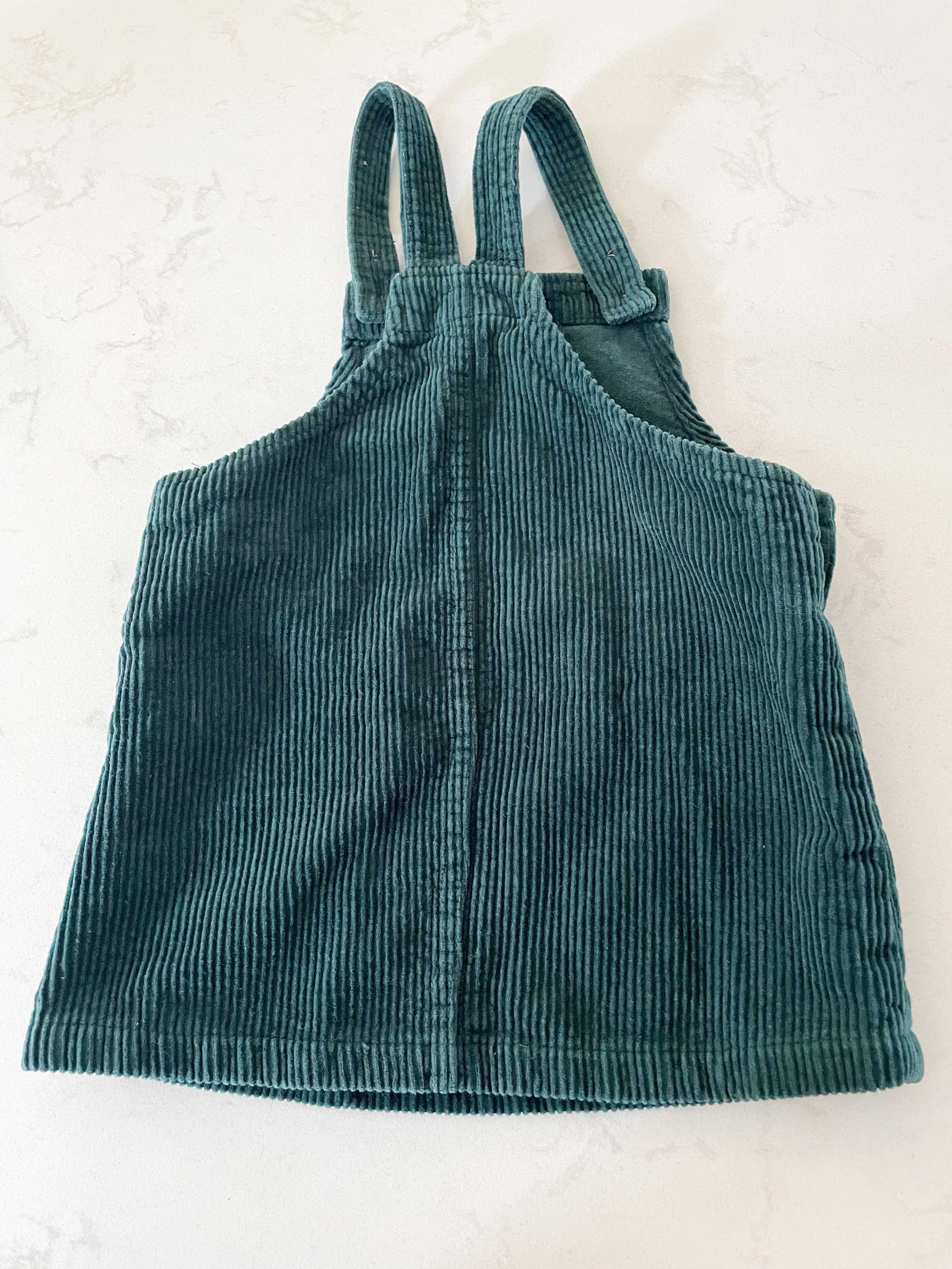 Blumind-2T-GUC- dark green corduroy dress