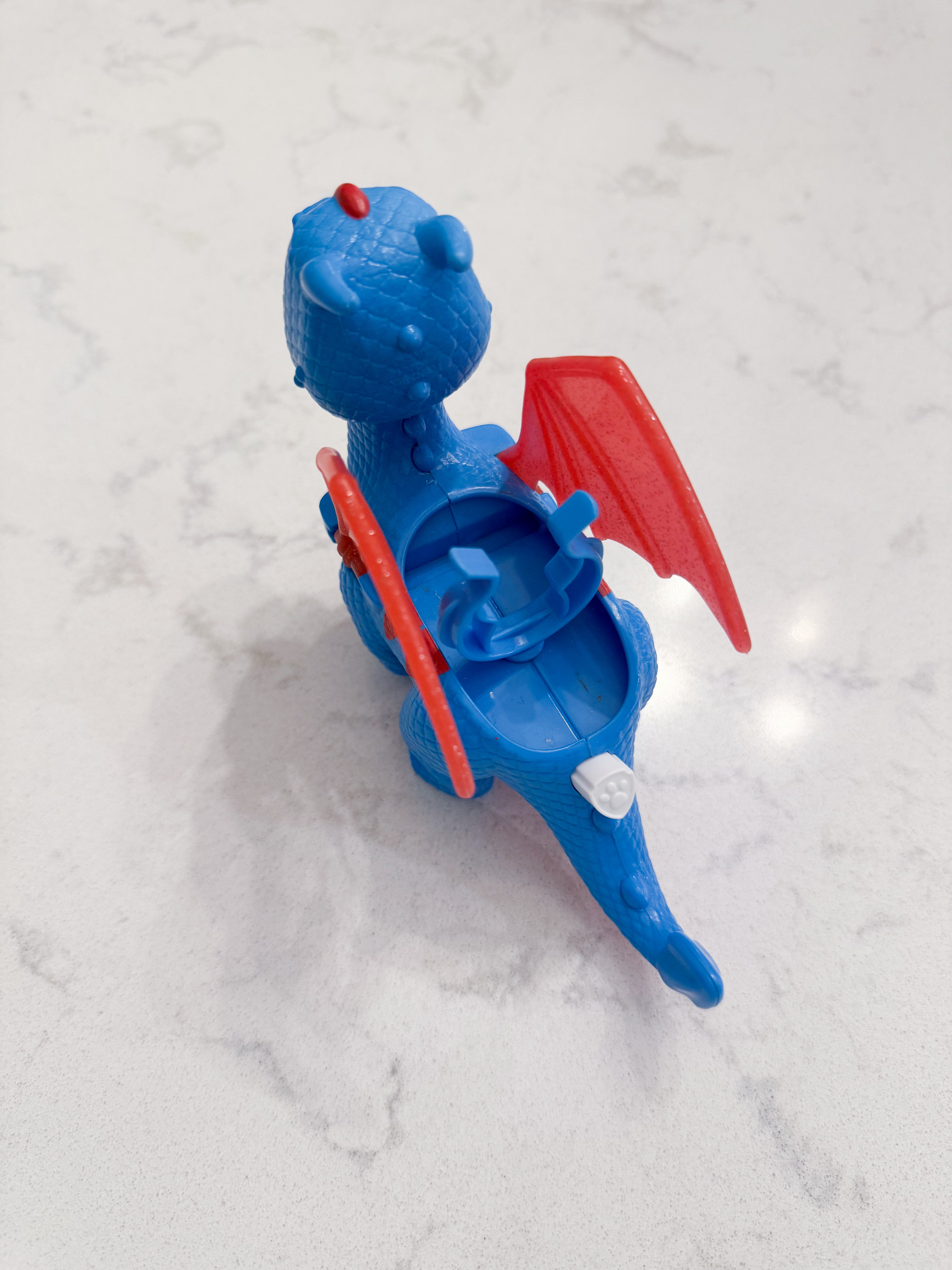 Paw Patrol- blue dragon- VGUC **missing rider**