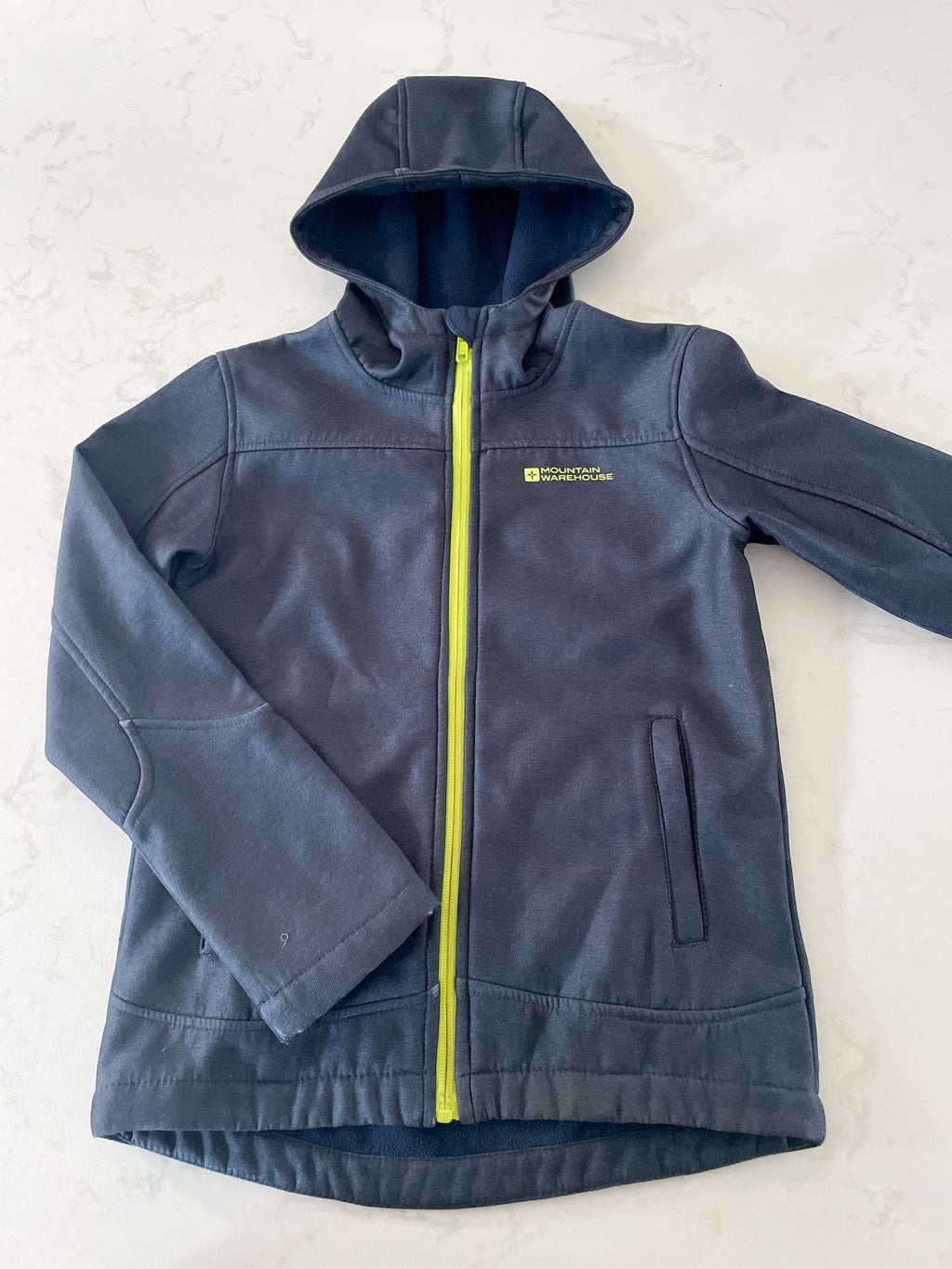 Mountain Warehouse-9-10Y-PLAY- dark grey soft shell fleece lined jacket