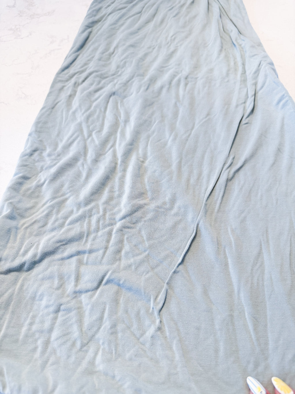 Bubble Panda- M (6-12m)- 0.5 tog- GUC- sage green bamboo sleep sack (kyte dupe)
