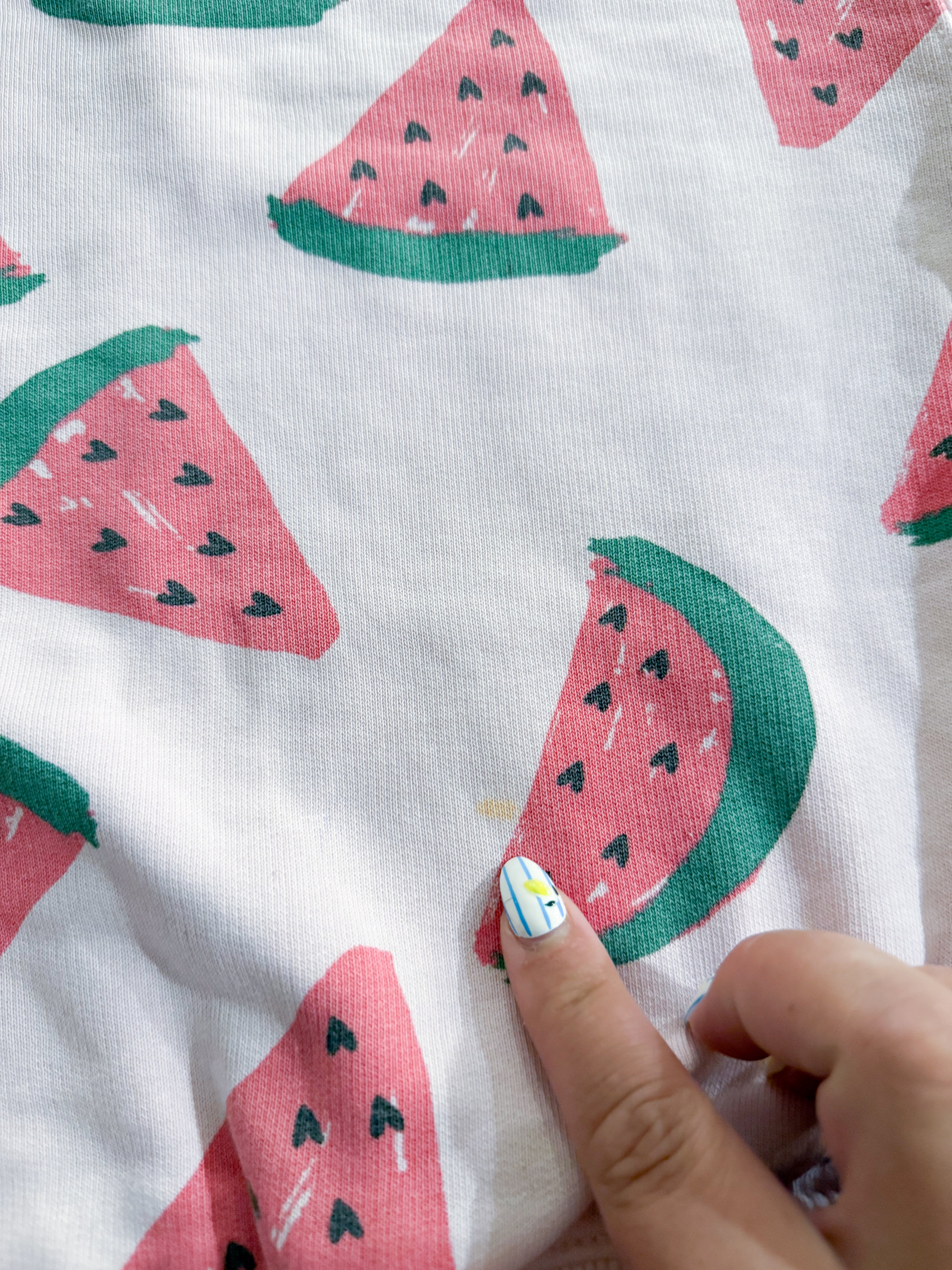 Zara- fits 4T- PLAY- pink crewneck sweater with watermelon graphics
