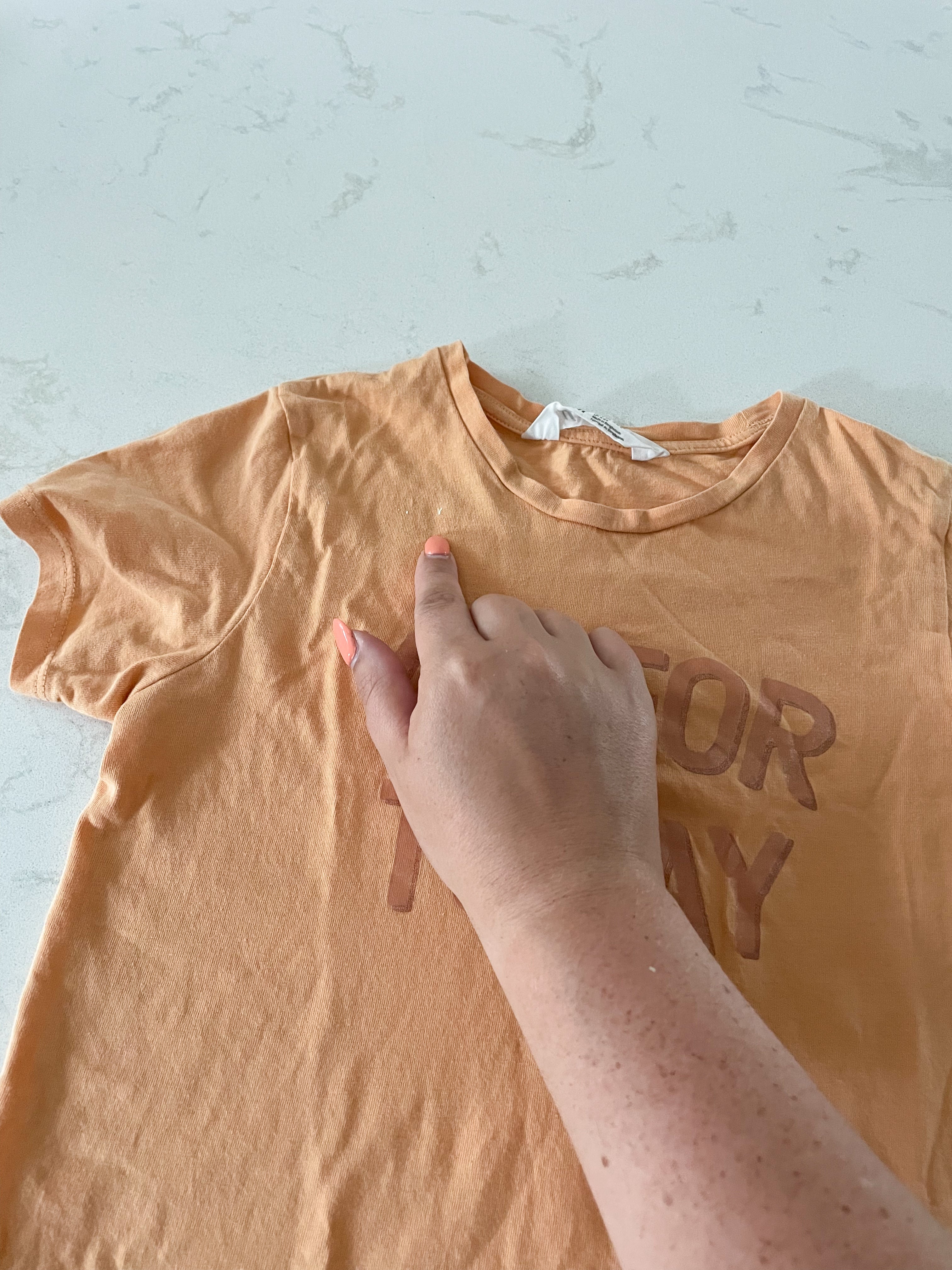 H&M-6y-PLAY- light orange dress