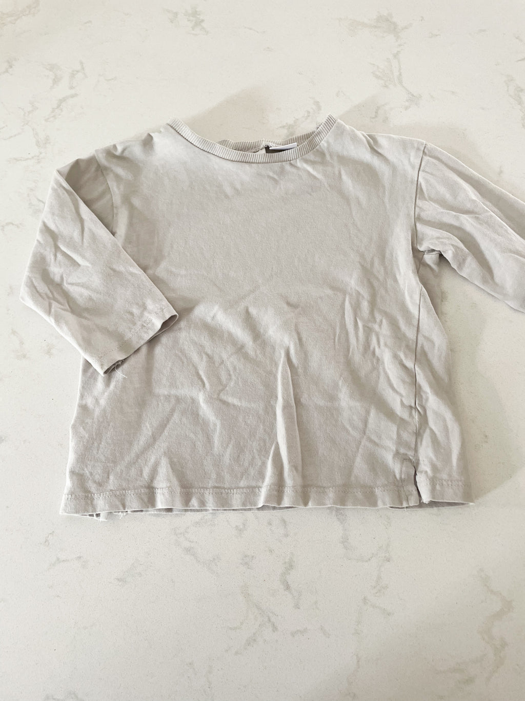 Zara-12-18m-PLAY- light grey long sleeve shirt