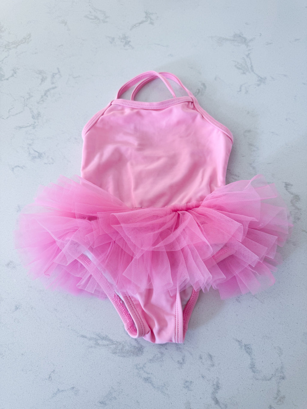Joe fresh- 6-12m- VGUC- ballerina swim suit with tutu