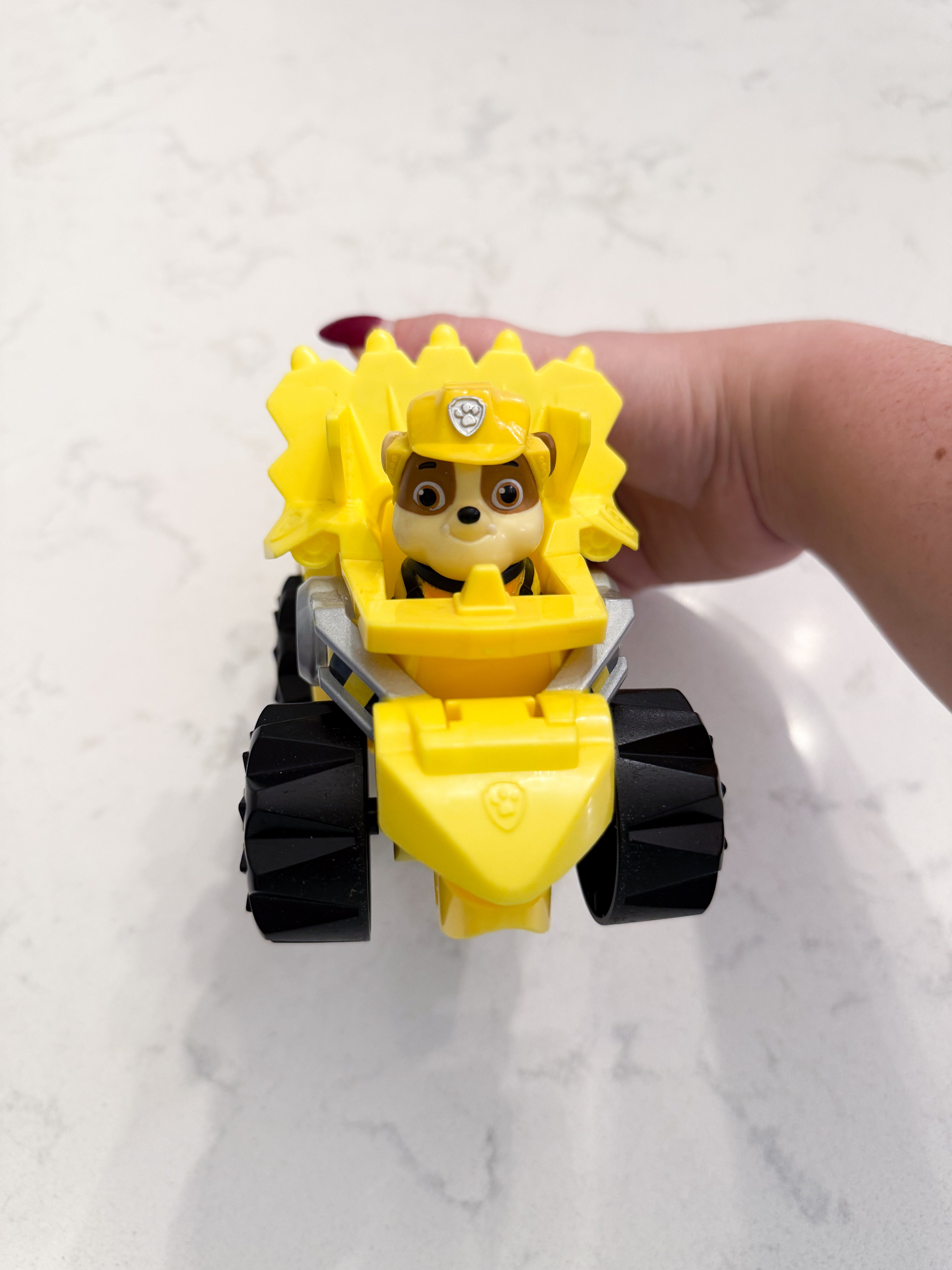Paw Patrol- Rubble and vehicle- VGUC