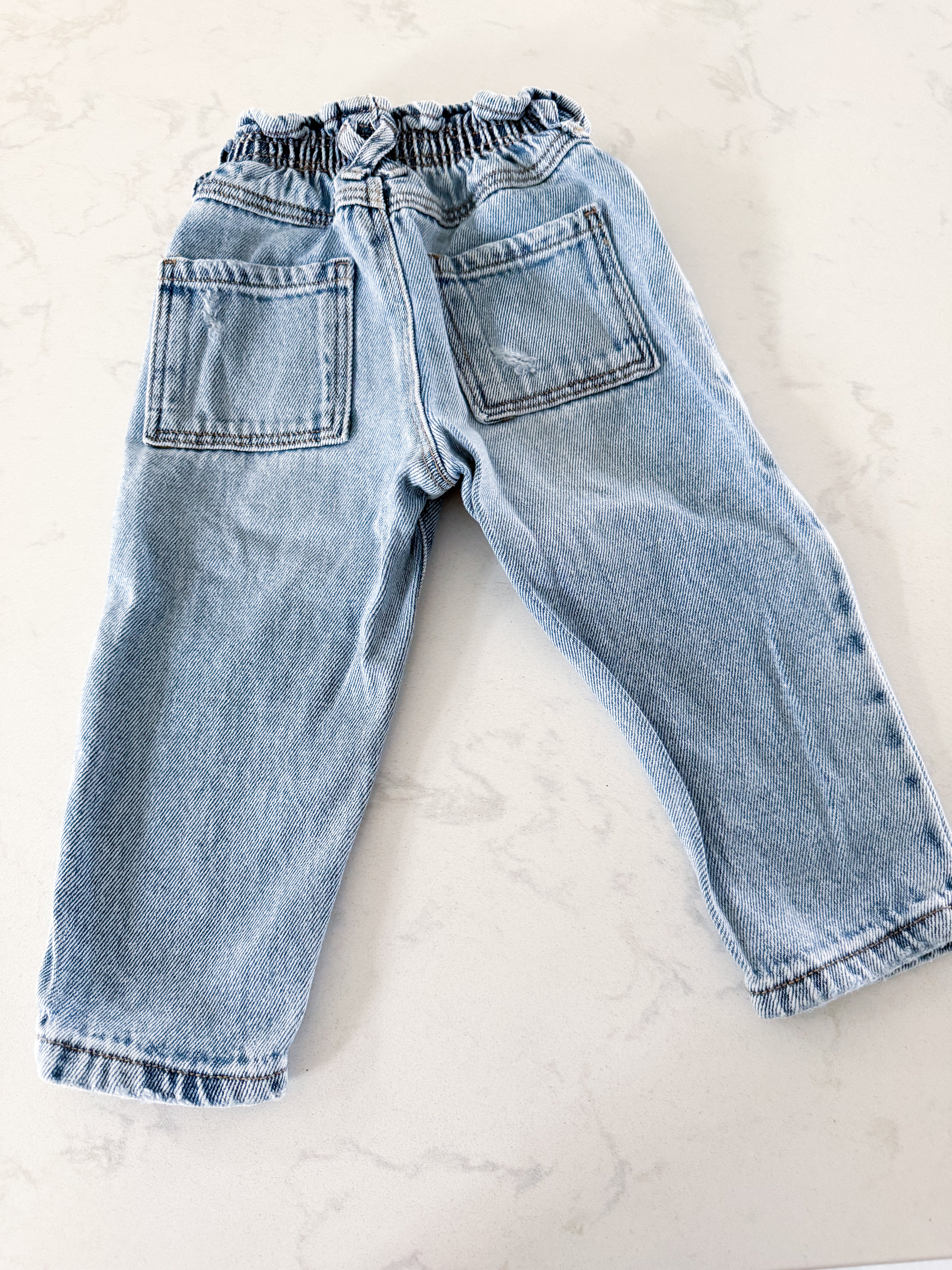 Zara- 18-24m- VGUC- high waisted jeans