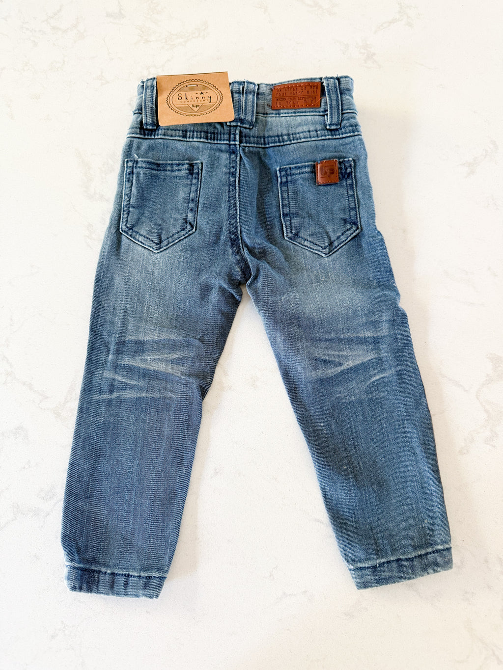 *Rescue*-L&P Apparel- skinny cut jeans- blue