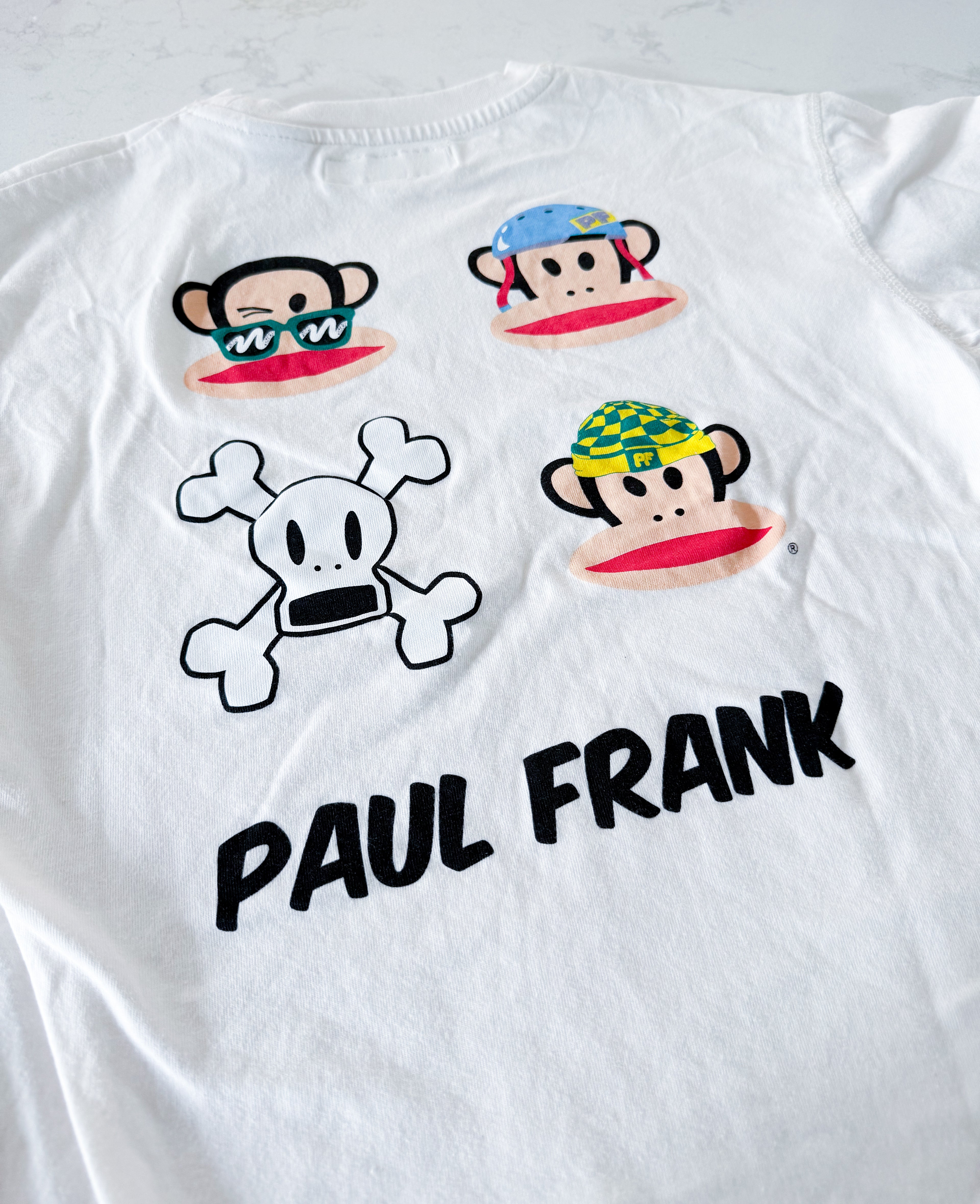 Zara x Paul Frank- 11-12Y- VGUC- white t shirt with Paul Frank graphics