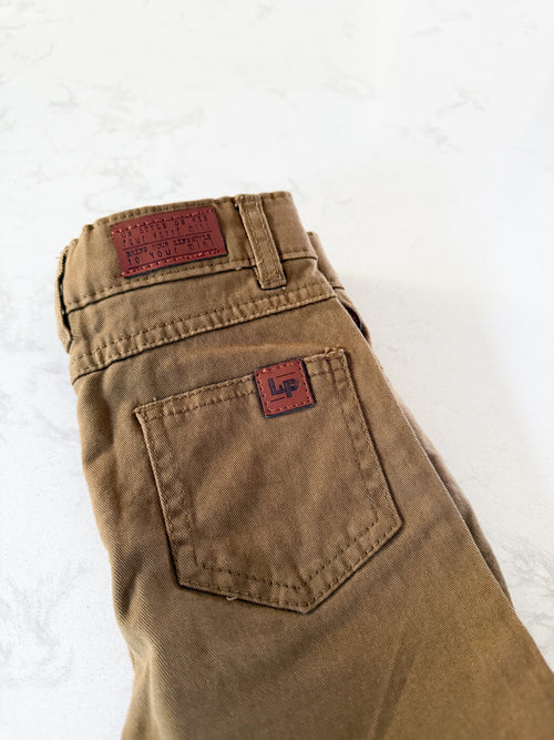 *Rescue*- L&P Apparel- skinny cut jeans- brown