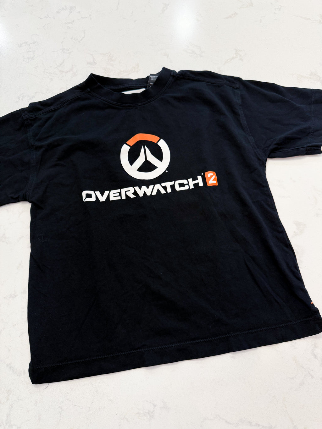 Zara- 8-9Y- VGUC- black Overwatch t shirt