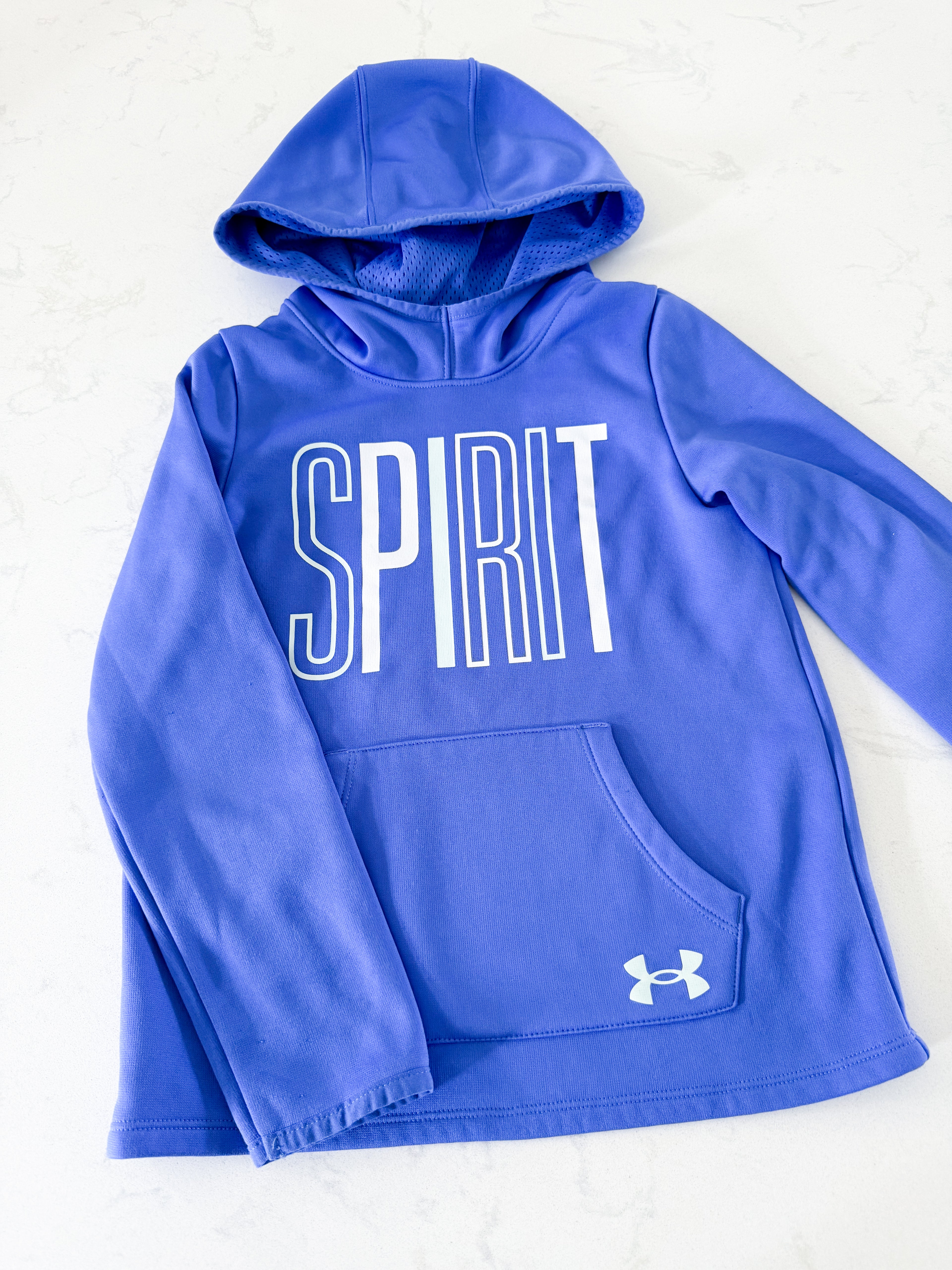 Under Armour- YXS (6-7Y)- VGUC- purple athletic hoodie