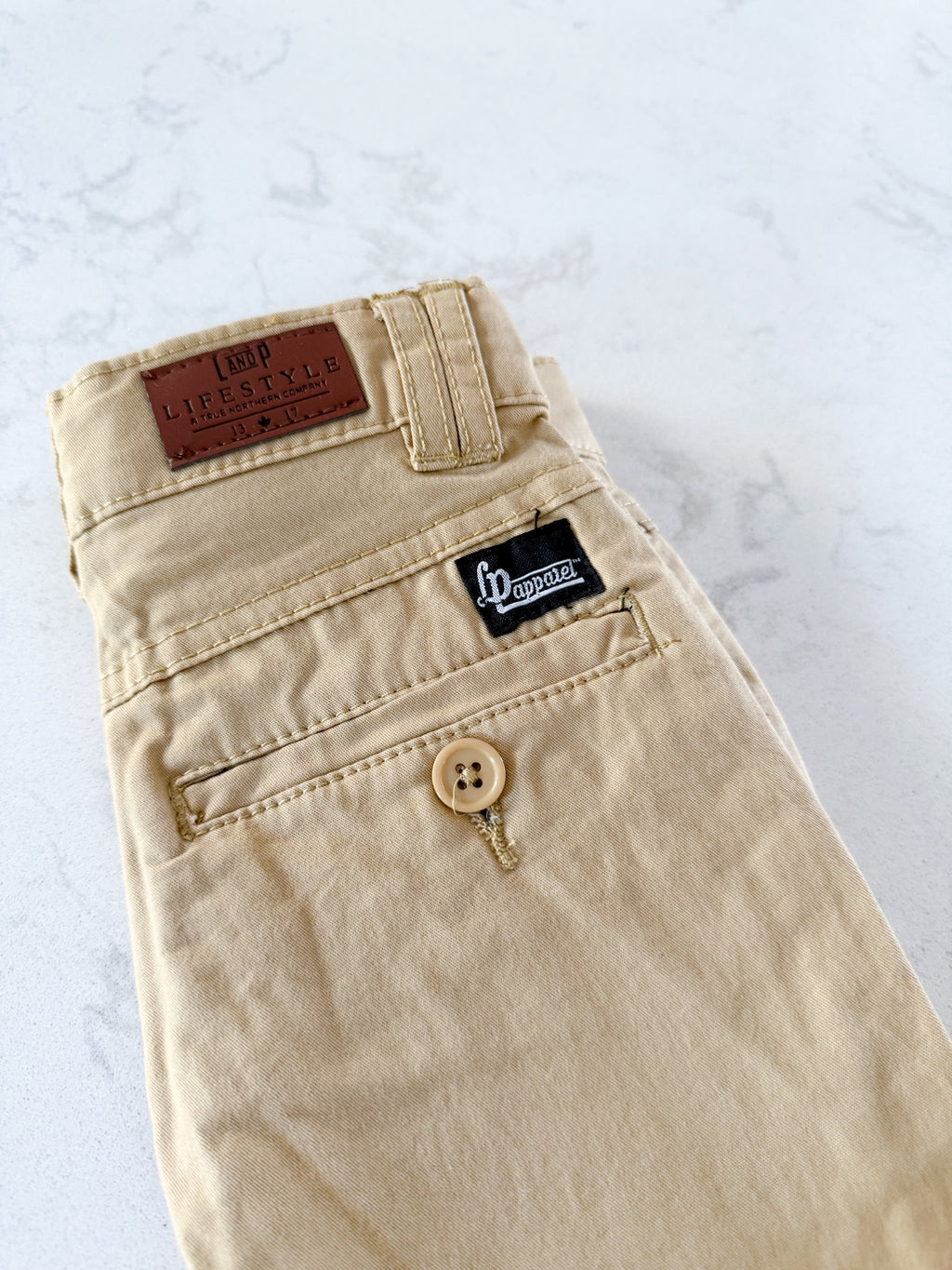 *Rescue*-L&P Apparel- chino cut- light tan