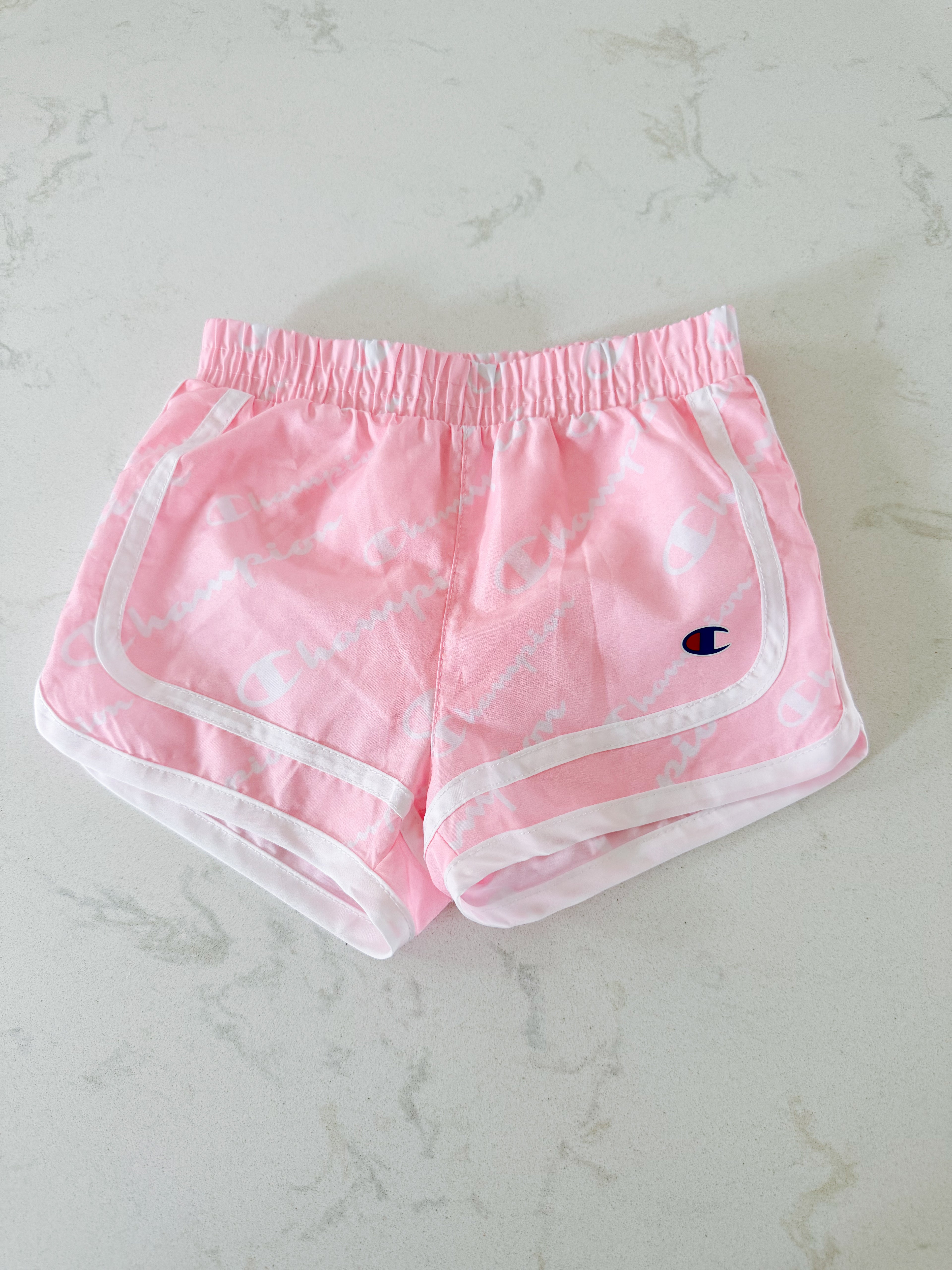Champion- 18m- VGUC- light pink athletic shorts