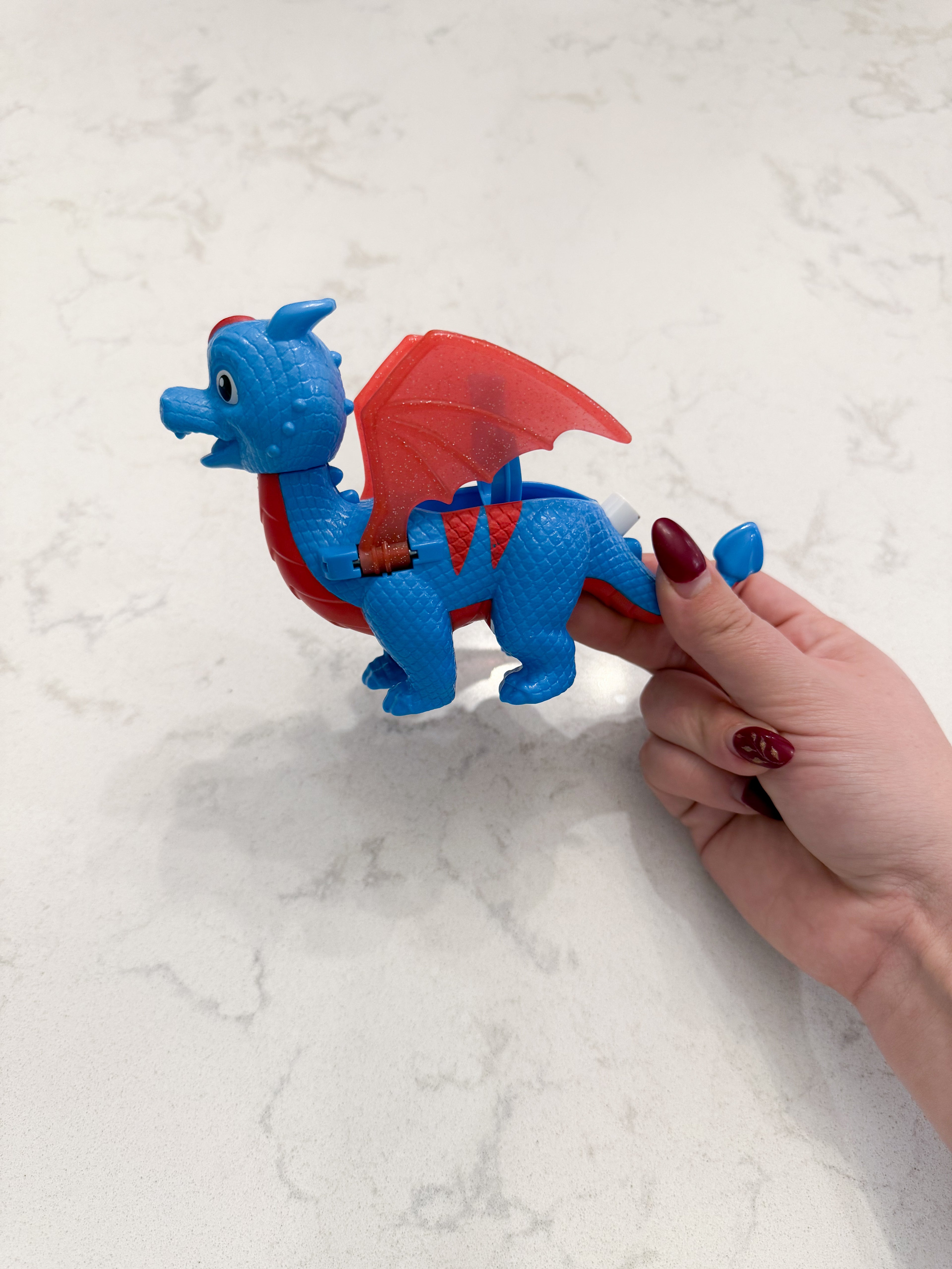 Paw Patrol- blue dragon- VGUC **missing rider**