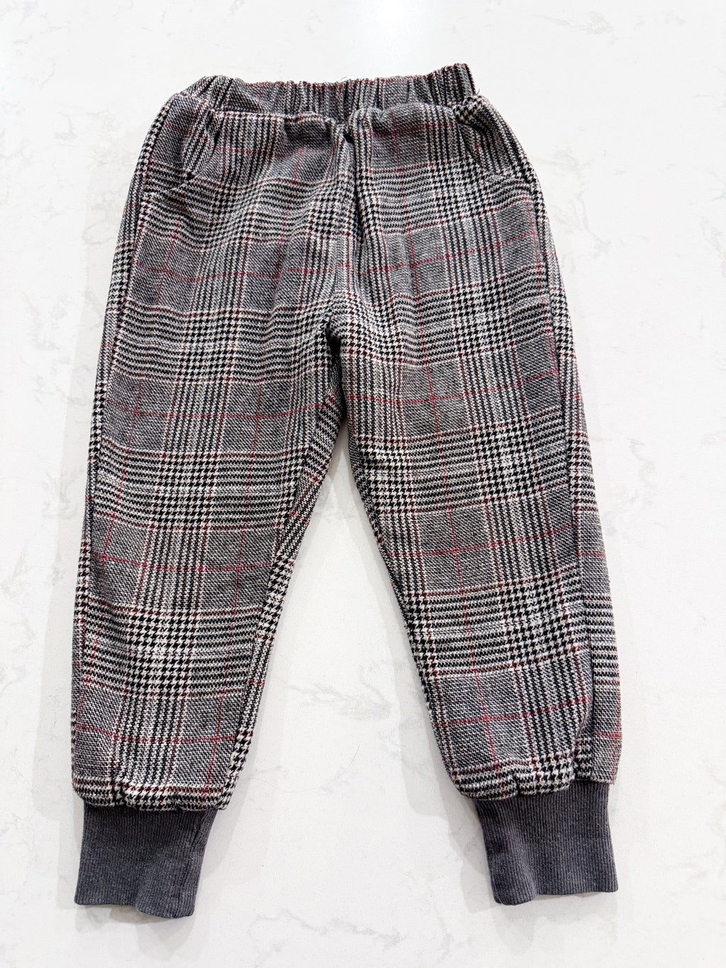 Stan Kids- 9Y- VGUC- Brown plaid thick pants