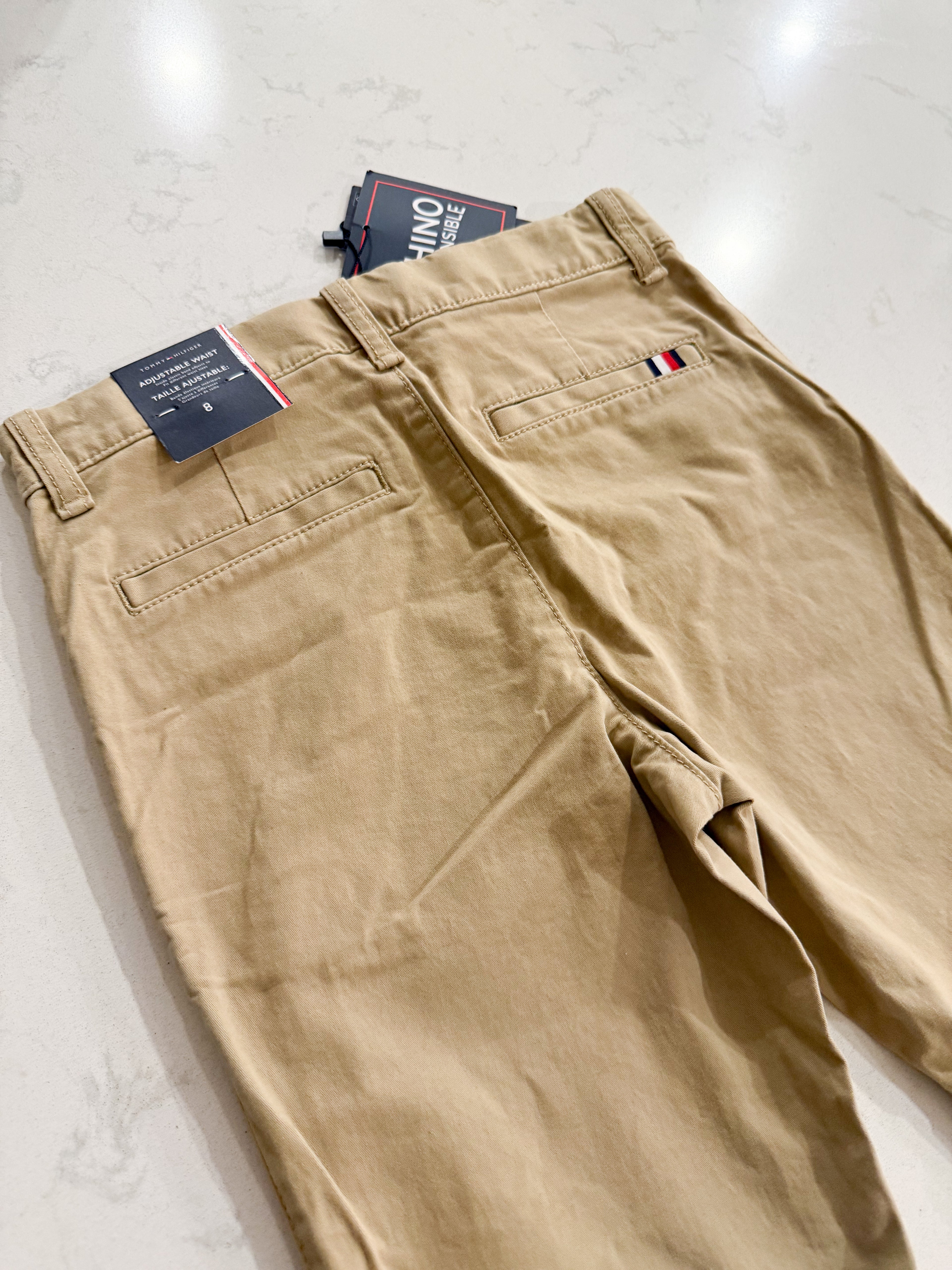 Tommy Hilfiger- 8Y- BNWT- tan khaki pants