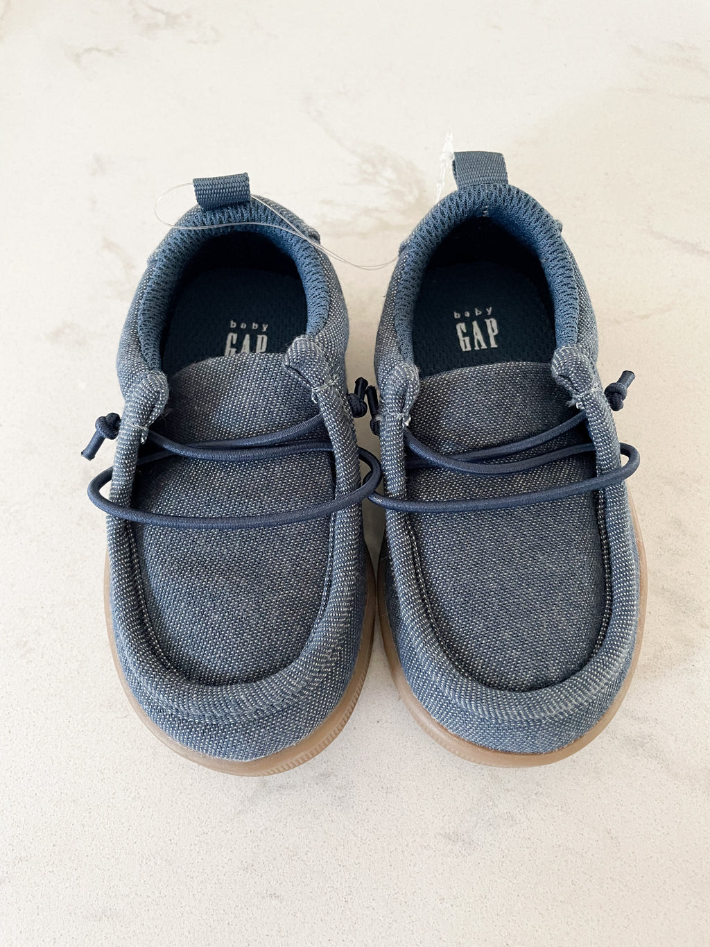 Gap-5C- slip on dark blue shoes