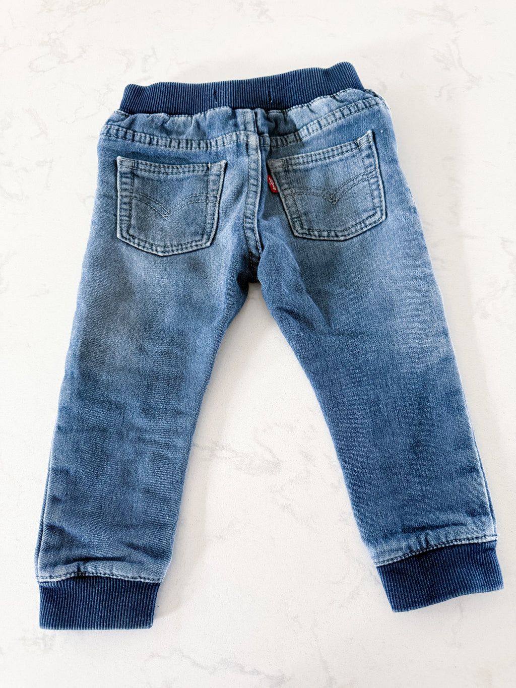 Levi’s- 24m- PLAY- elastic waist blue jeans