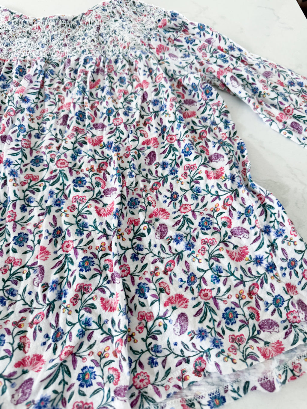 Old Navy- 10-12Y- VGUC- long sleeve floral shirt