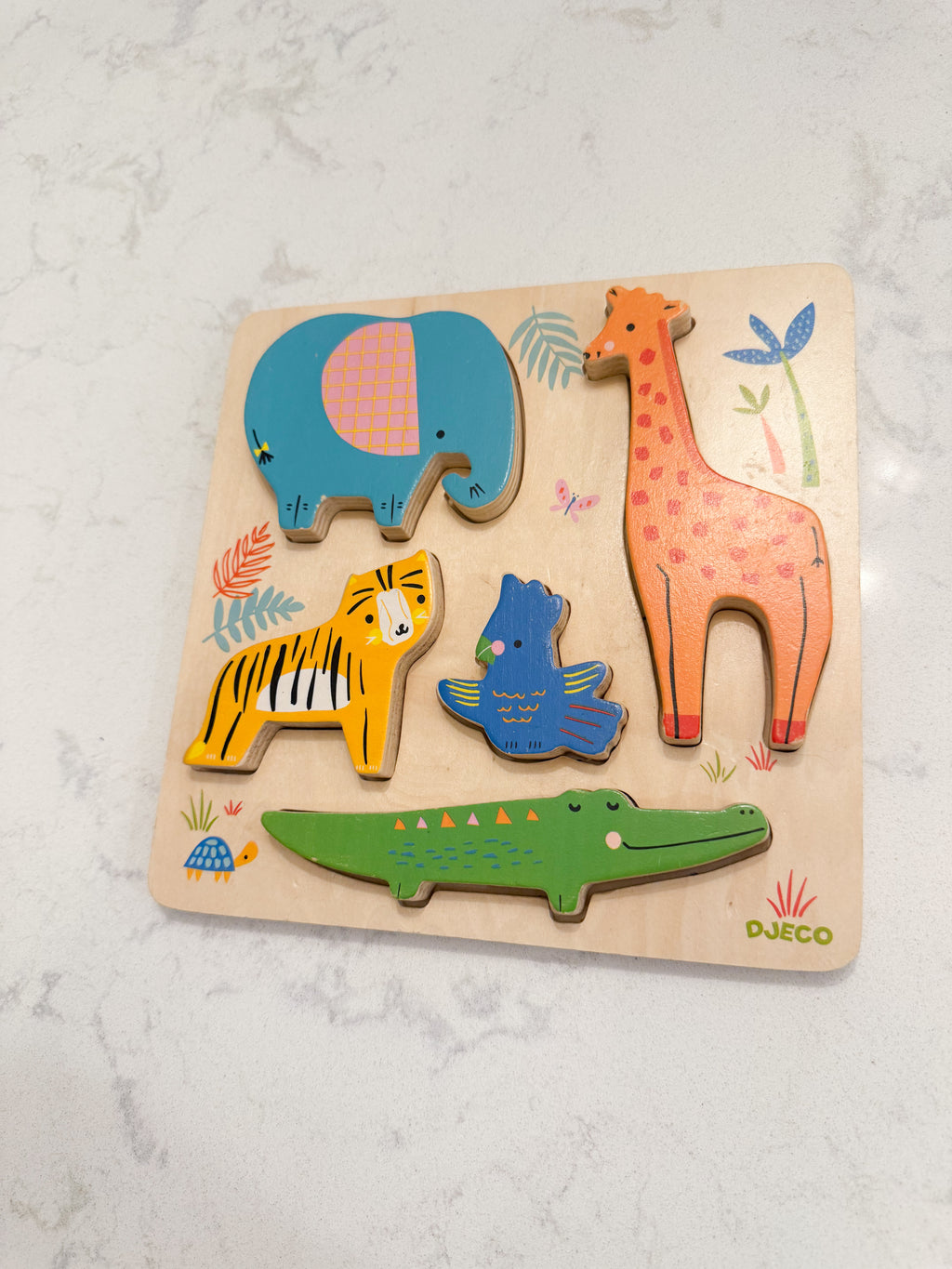 Djeco- wooden safari puzzle- PLAY