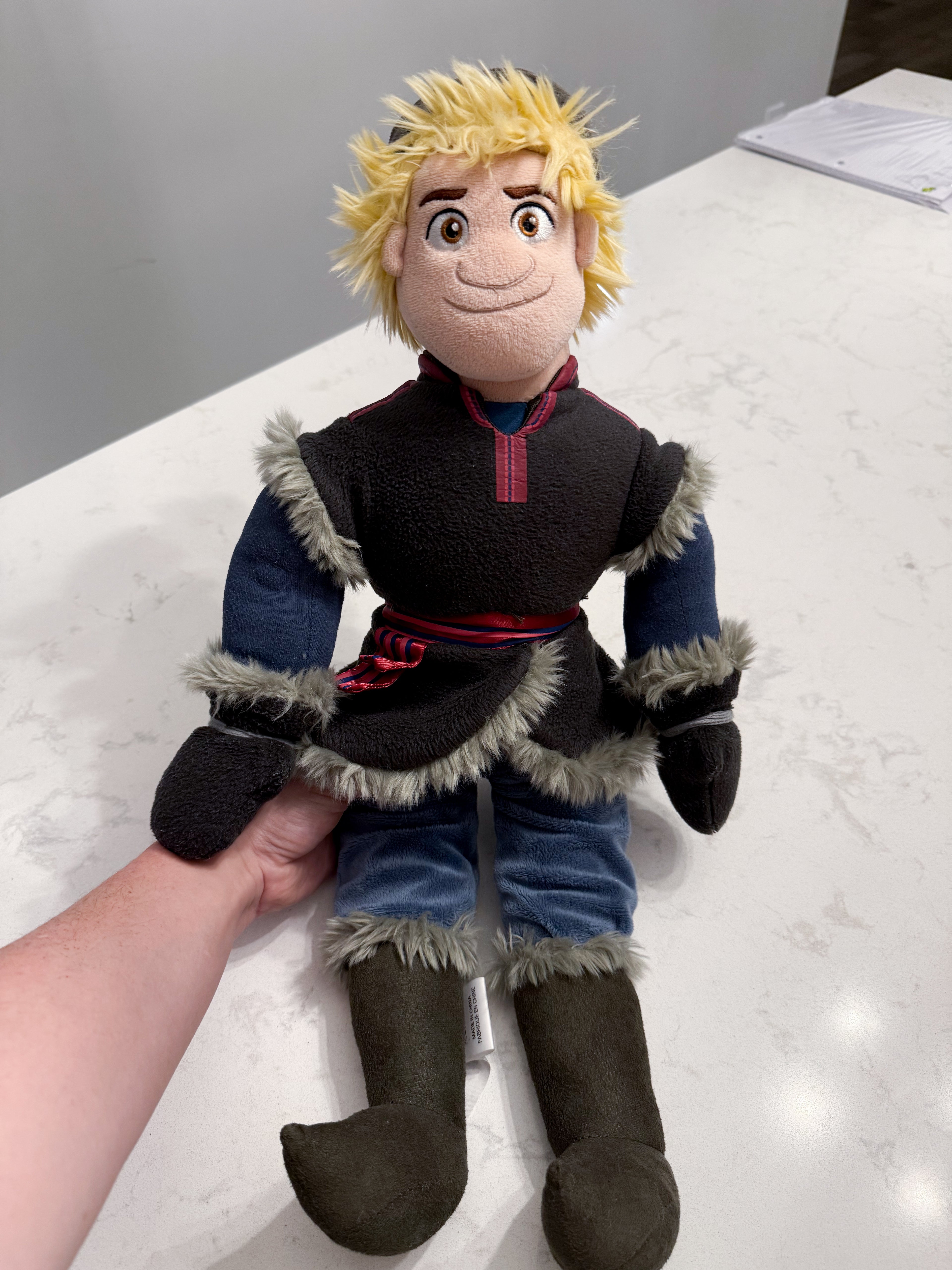 Disney- Frozen- Kristoff stuffie- VGUC