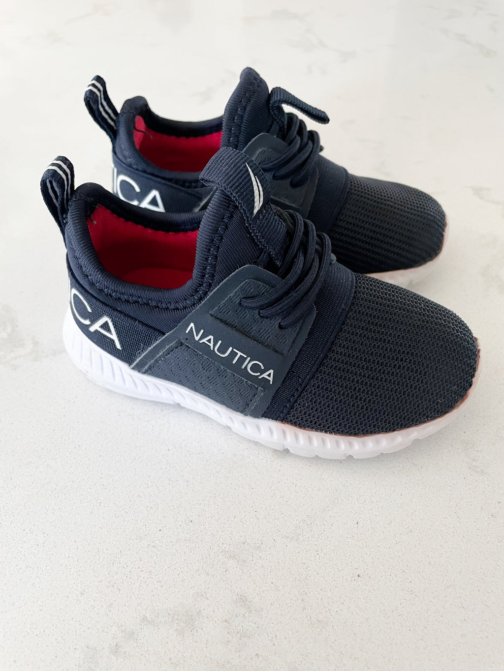 Nautica- 5C- navy blue slip on shoes