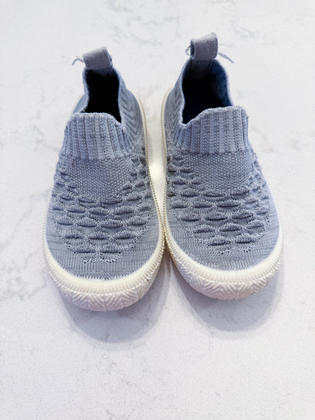Jan and Jul- 7.5C- PLAY- grey slip on shoes