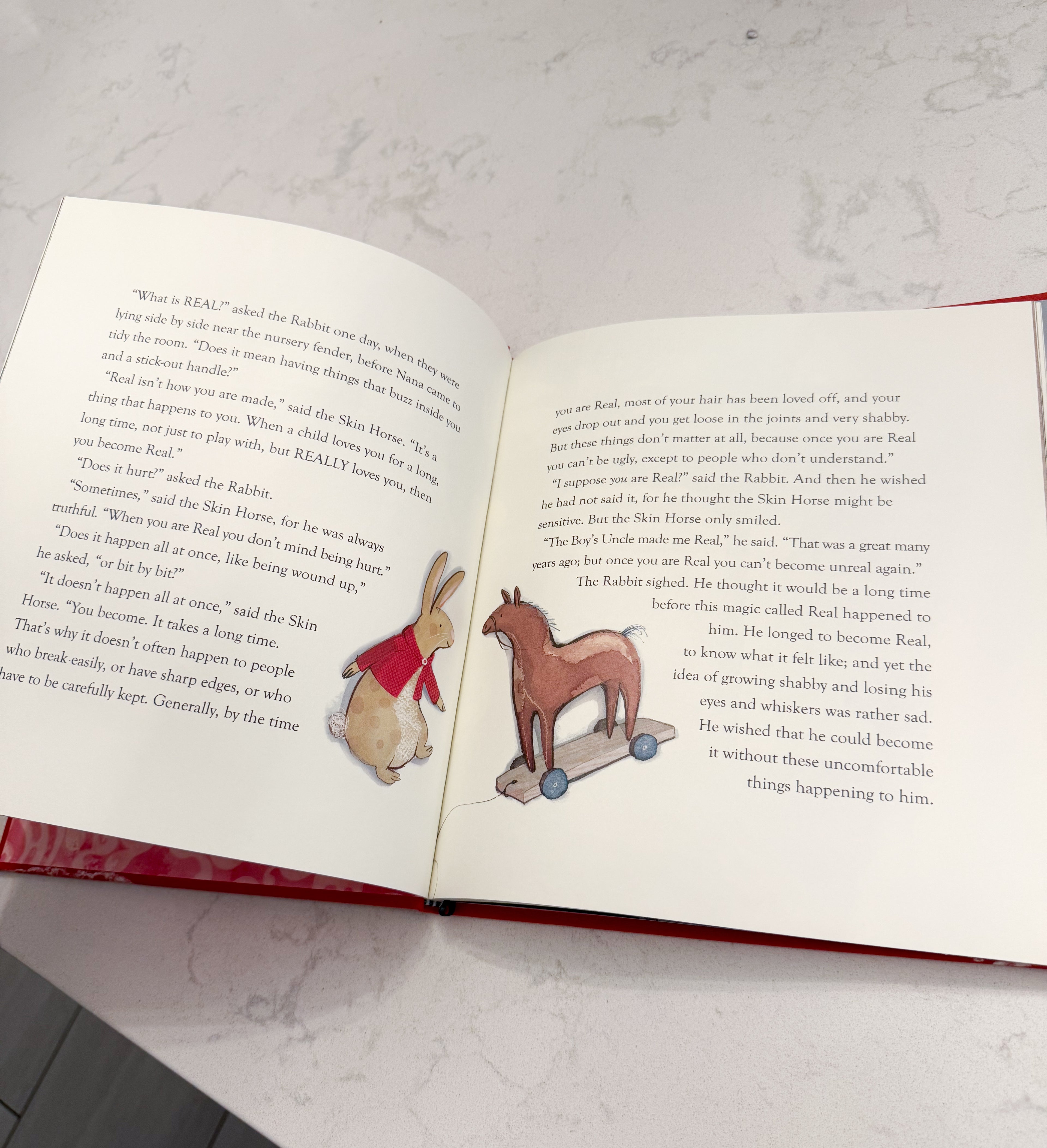 The Velveteen Rabbit- silver and red quality version- PLAY