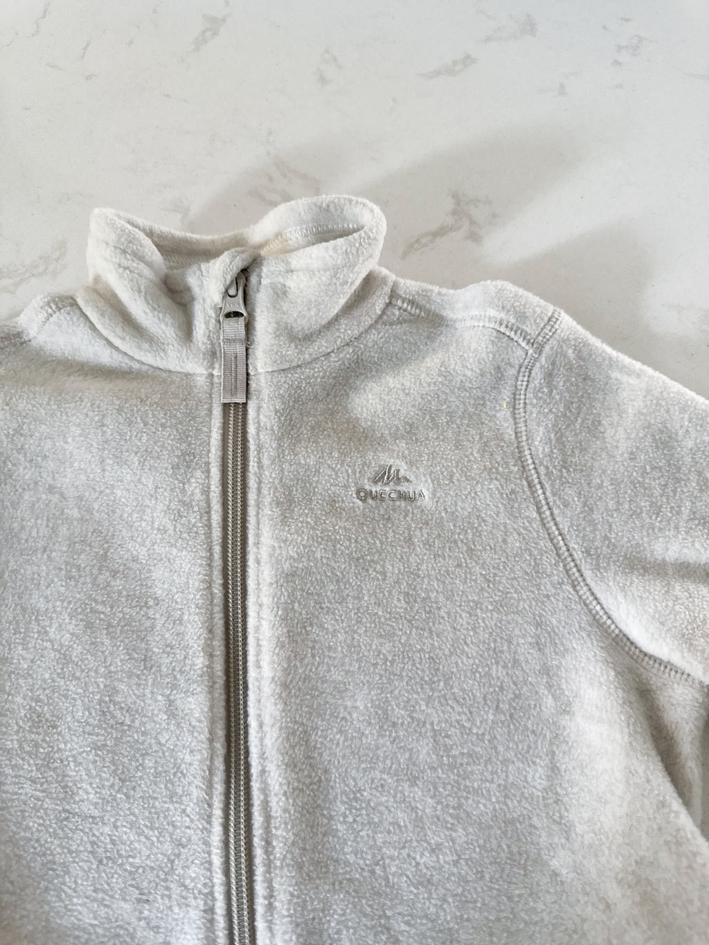 Quechua- 5-6Y- VGUC- beige fleece zip up