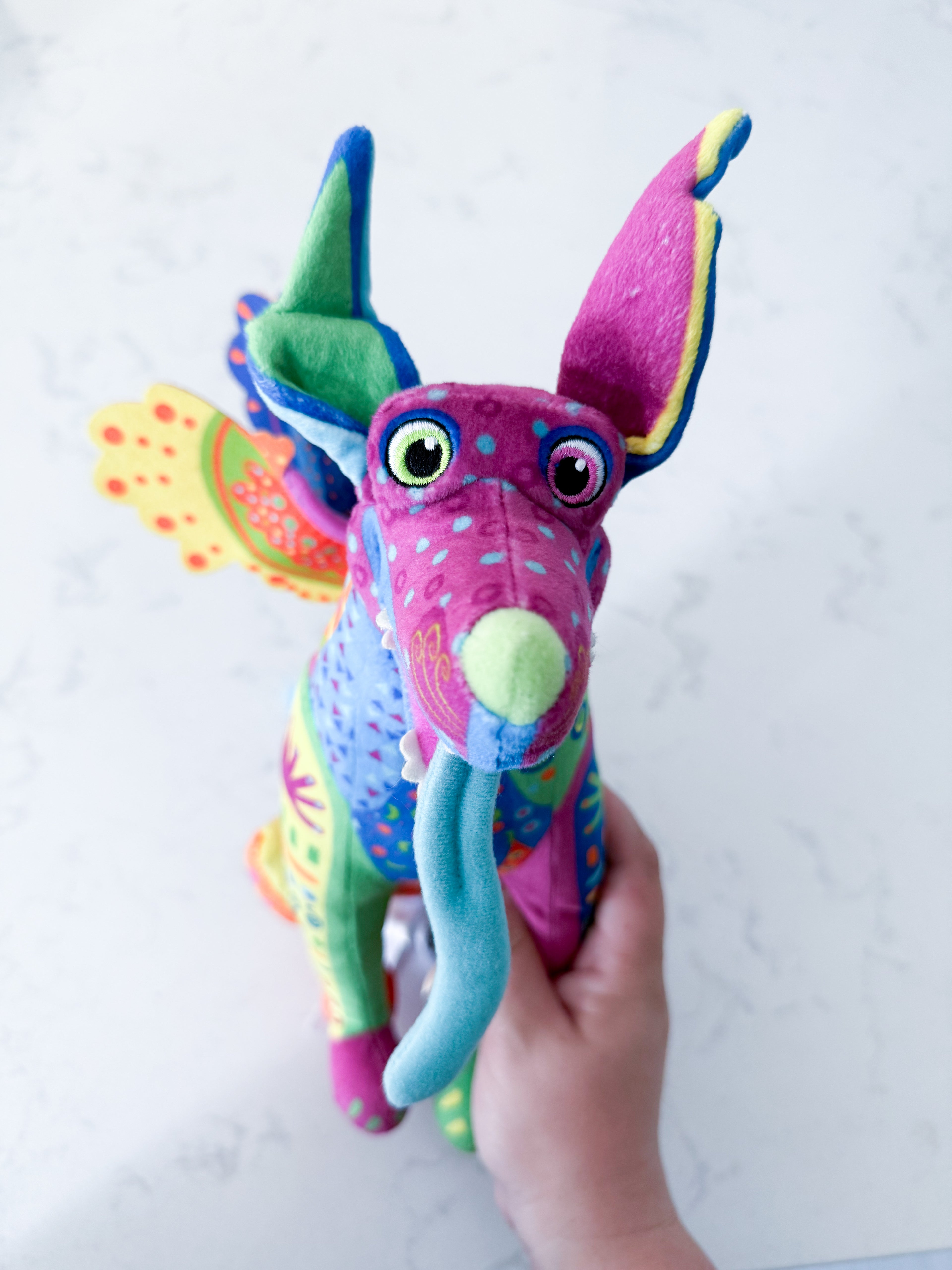 Dante (CoCo)- VGUC- colourful Disney plush dog