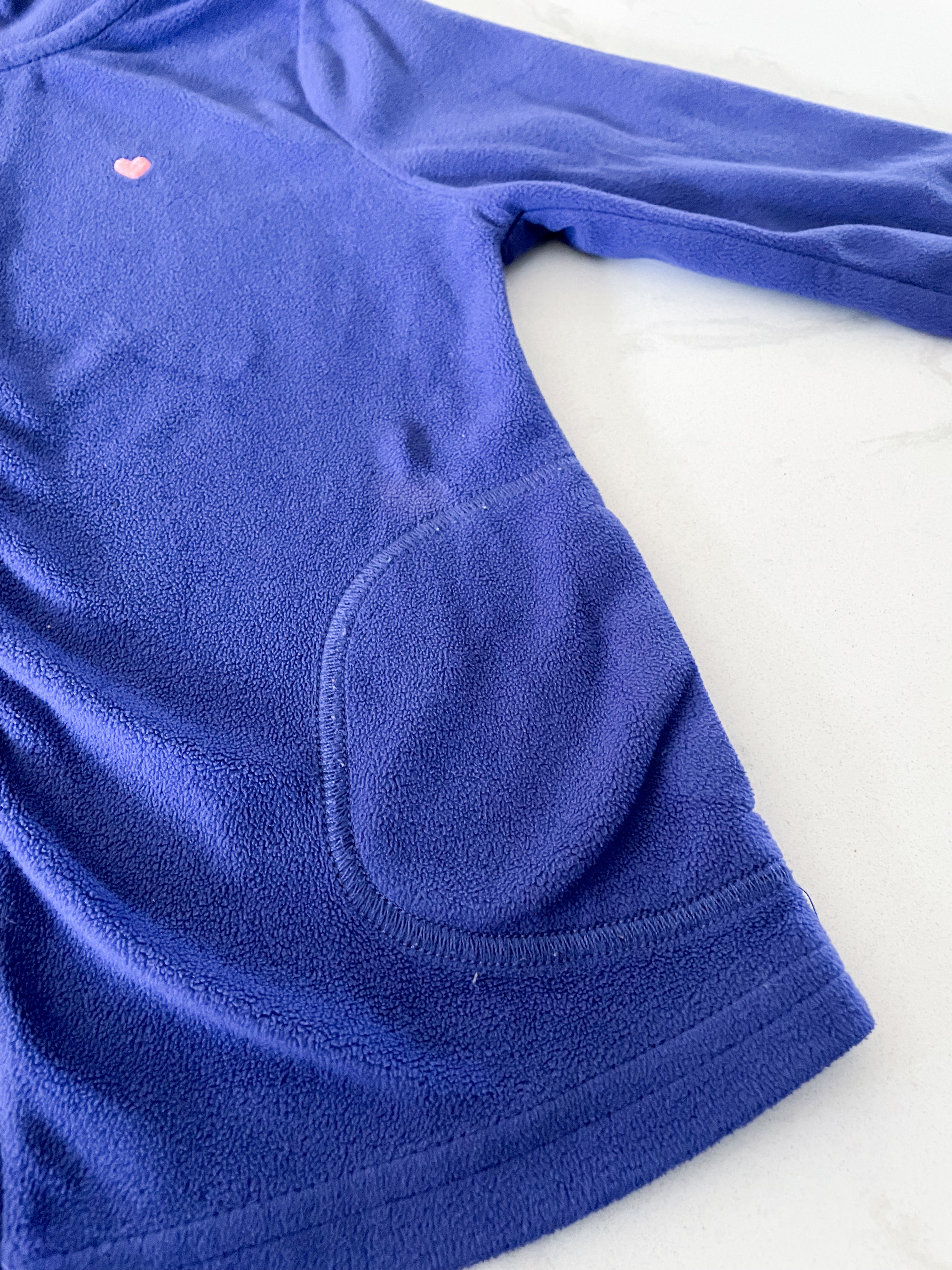 Carter’s- 5T- purple fleece with pink zipper