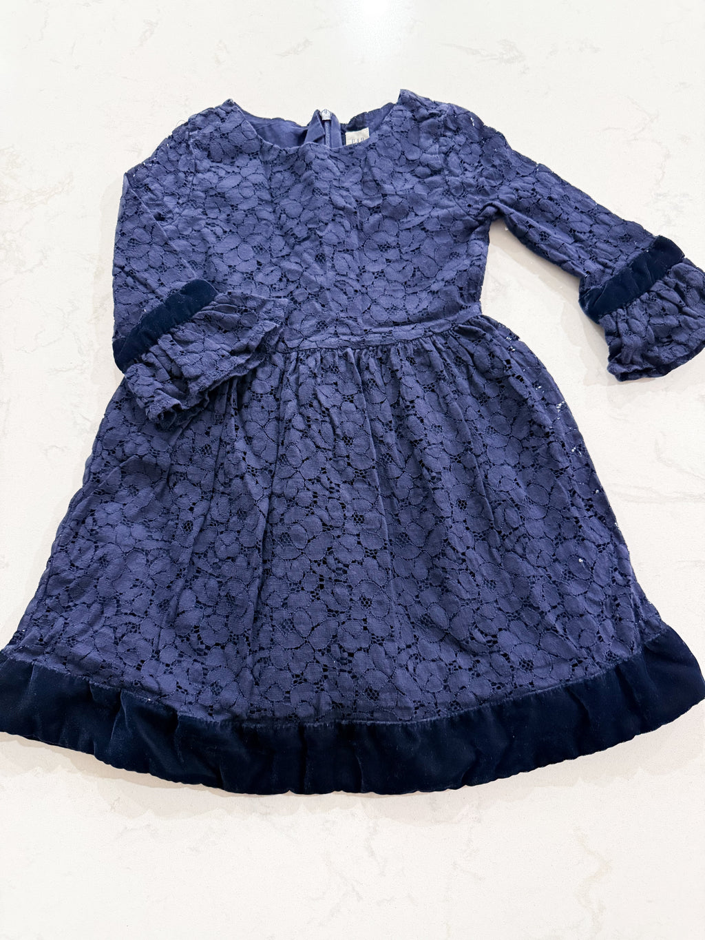 Gap Kids- 4-5Y- GUC- navy lace dress
