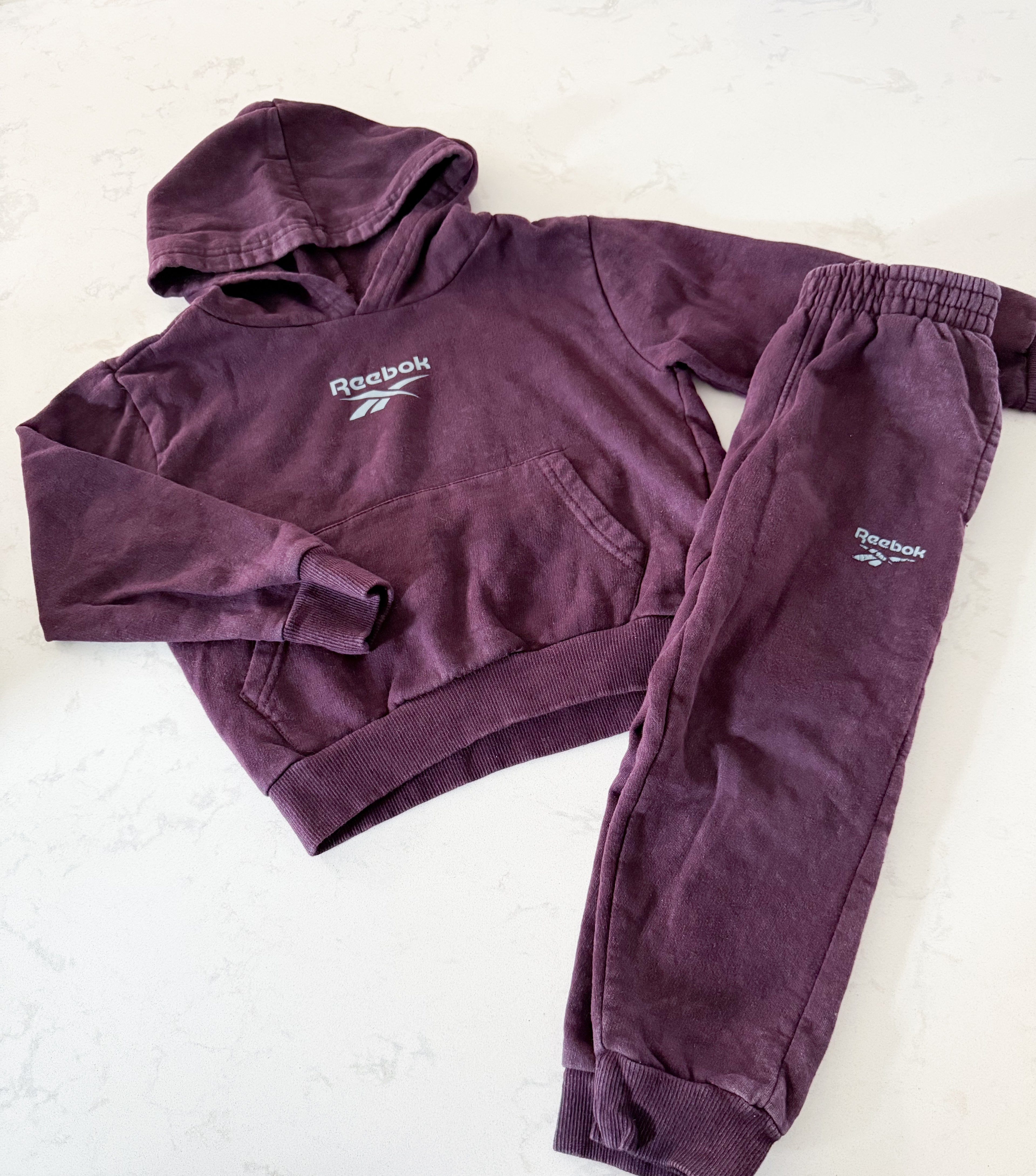 Reebok- 4-5Y- PLAY- dark purple sweat suit