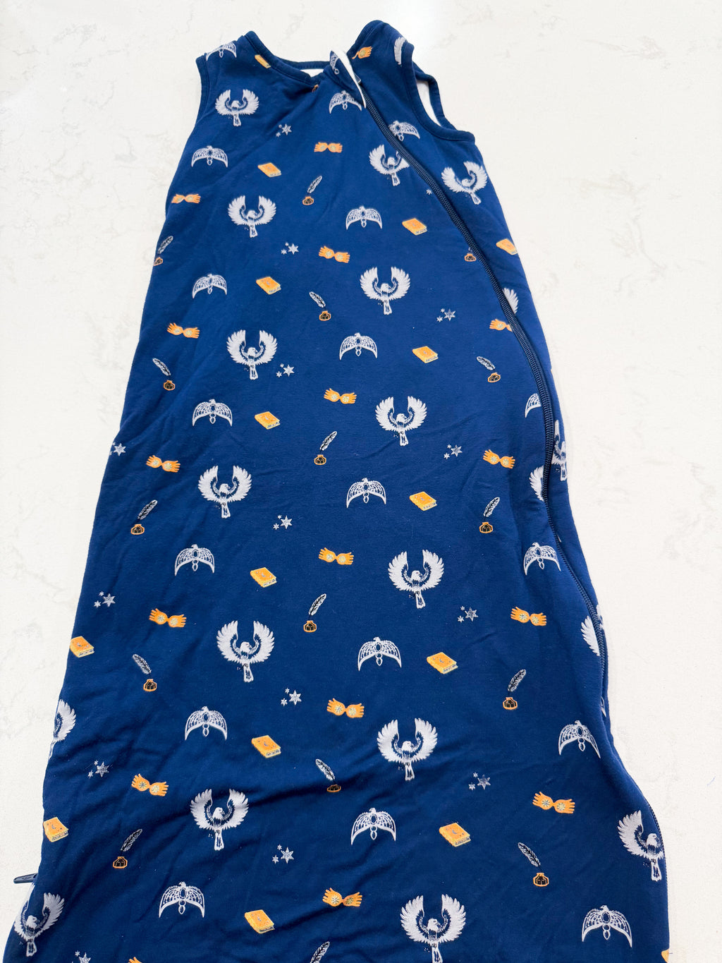 Kyte Baby- M- 1.0 tog- VGUC- navy blue Ravenclaw Harry Potter sleep sack