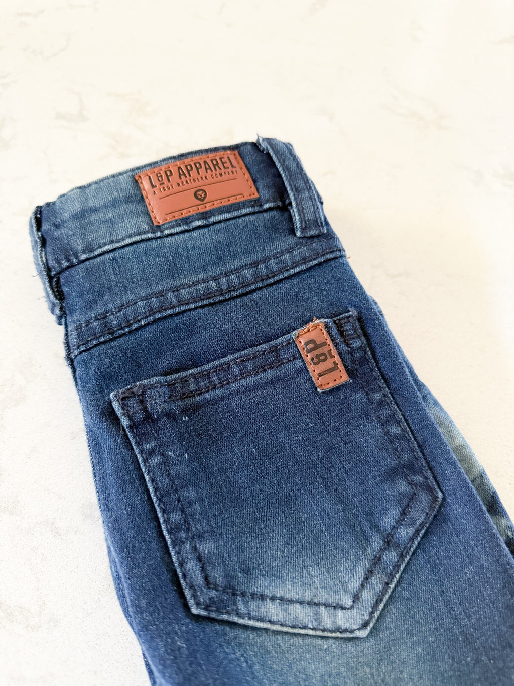 *Rescue*-L&P Apparel- skinny cut jeans- dark blue