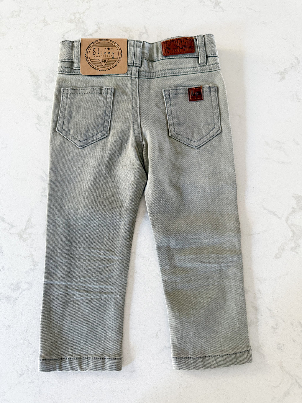 *Rescue*- L&P Apparel- skinny cut jeans- gray