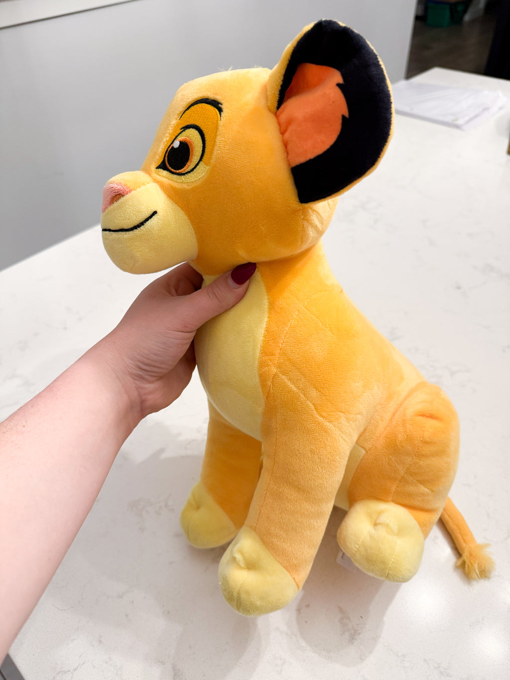 Disney- The Lion King- Simba Stuffie- VGUC