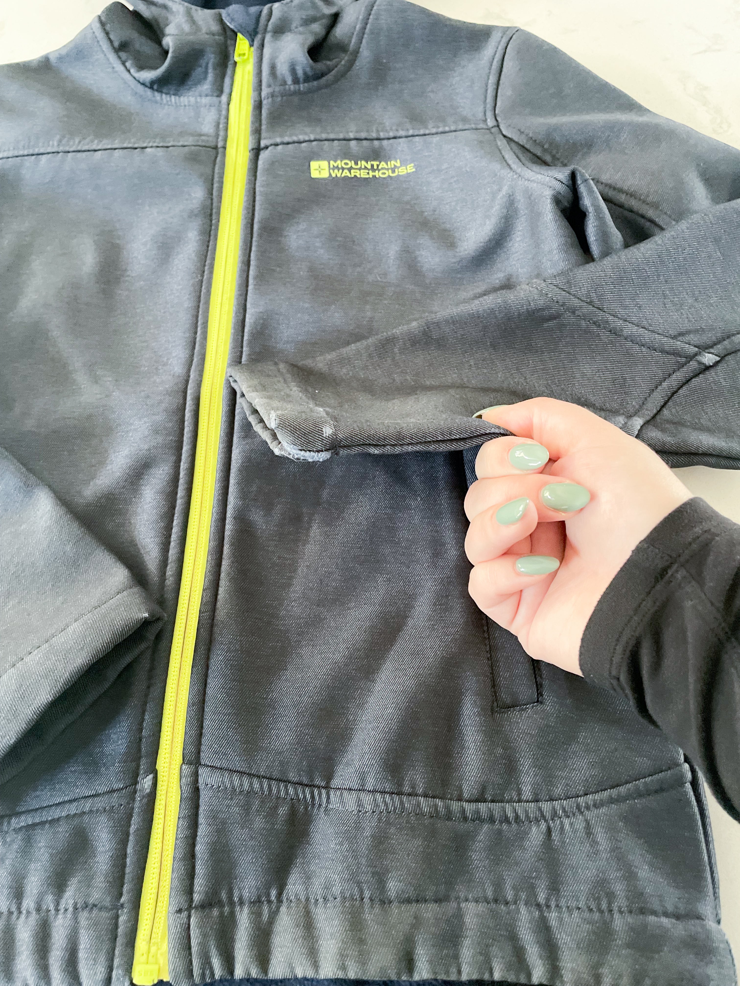Mountain Warehouse-9-10Y-PLAY- dark grey soft shell fleece lined jacket