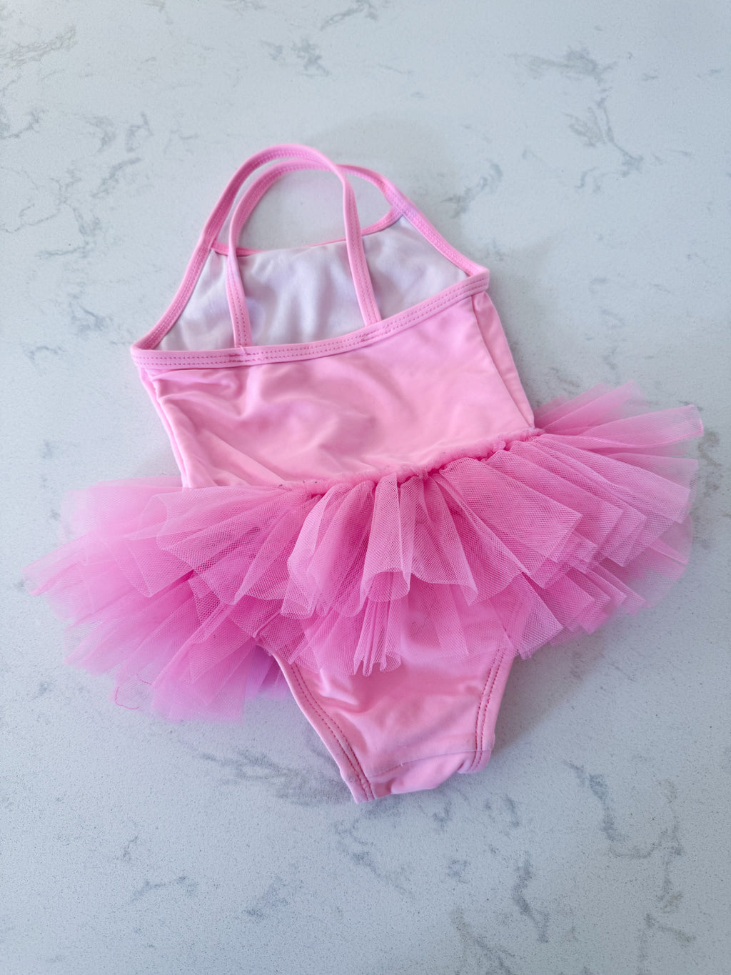 Joe fresh- 6-12m- VGUC- ballerina swim suit with tutu