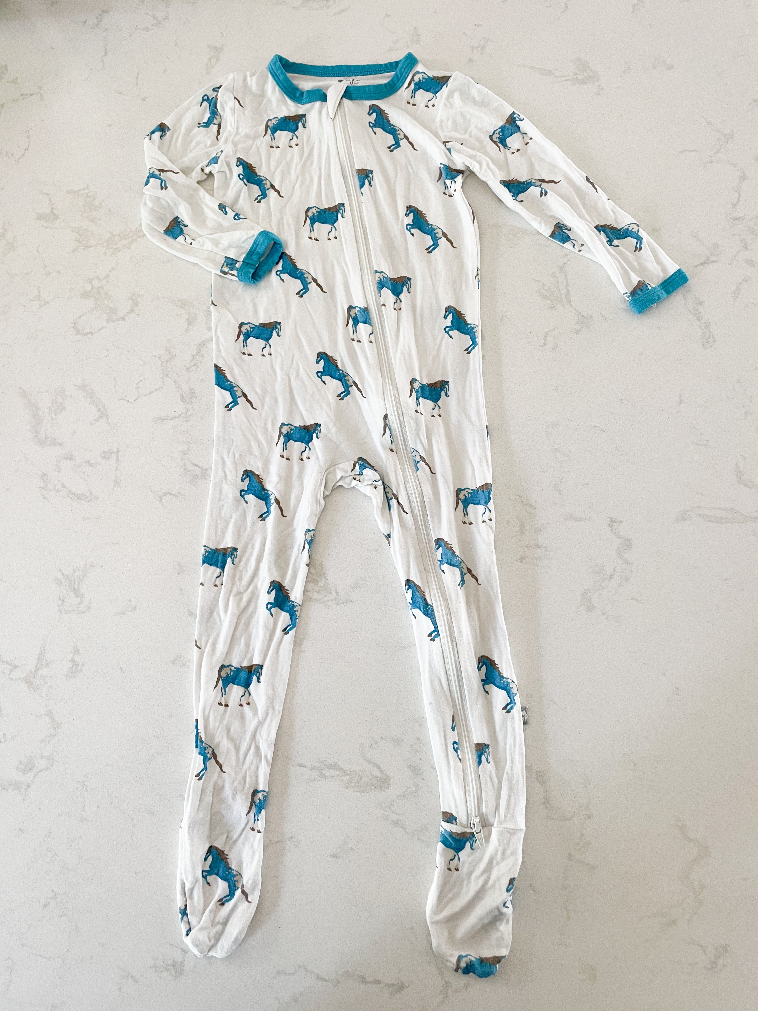 Kyte Baby- 0-3 months- footless snap bamboo pajamas