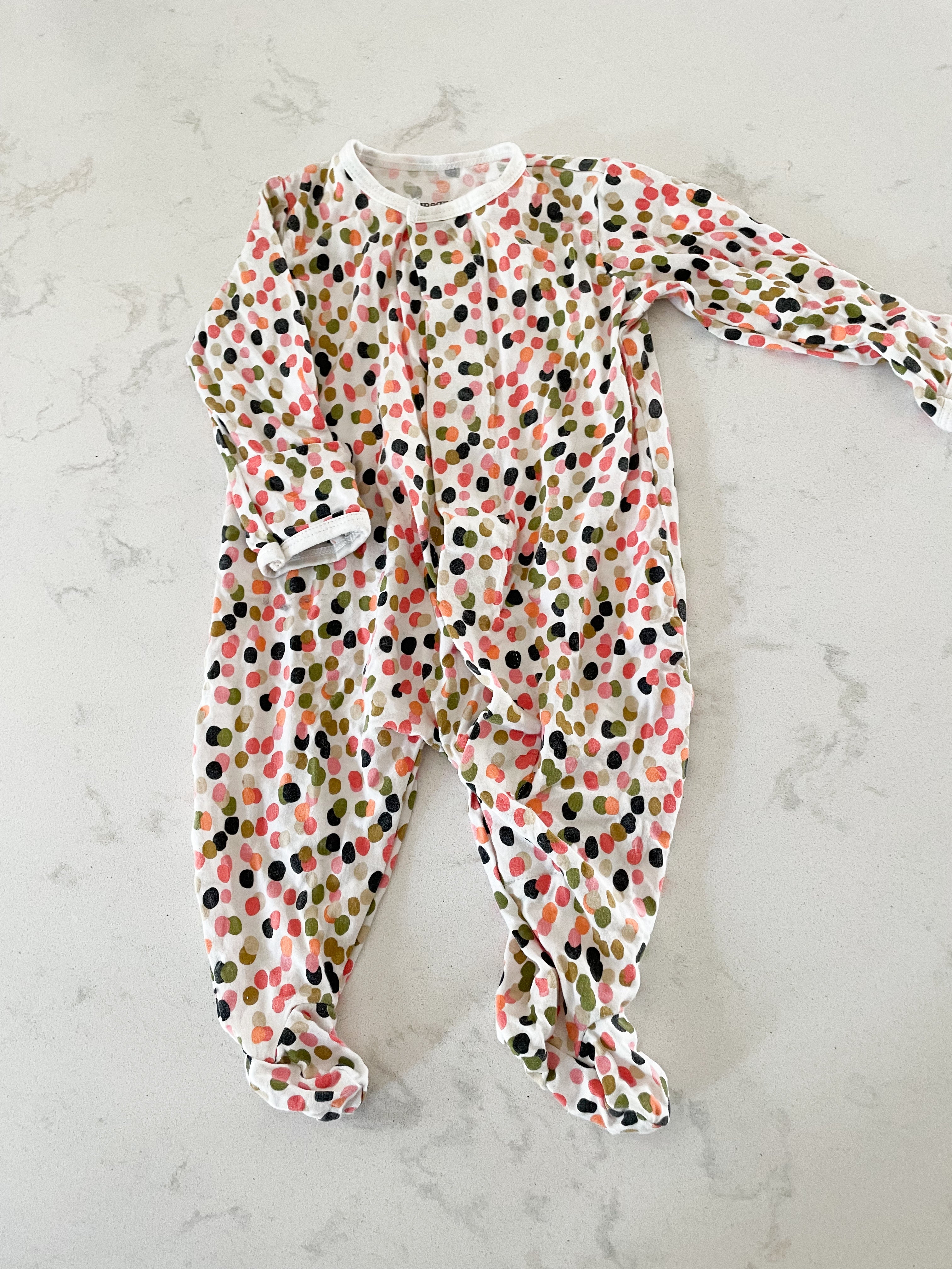 Magnetic Me- 0-3 months- magnetic fastening footie bamboo pajamas