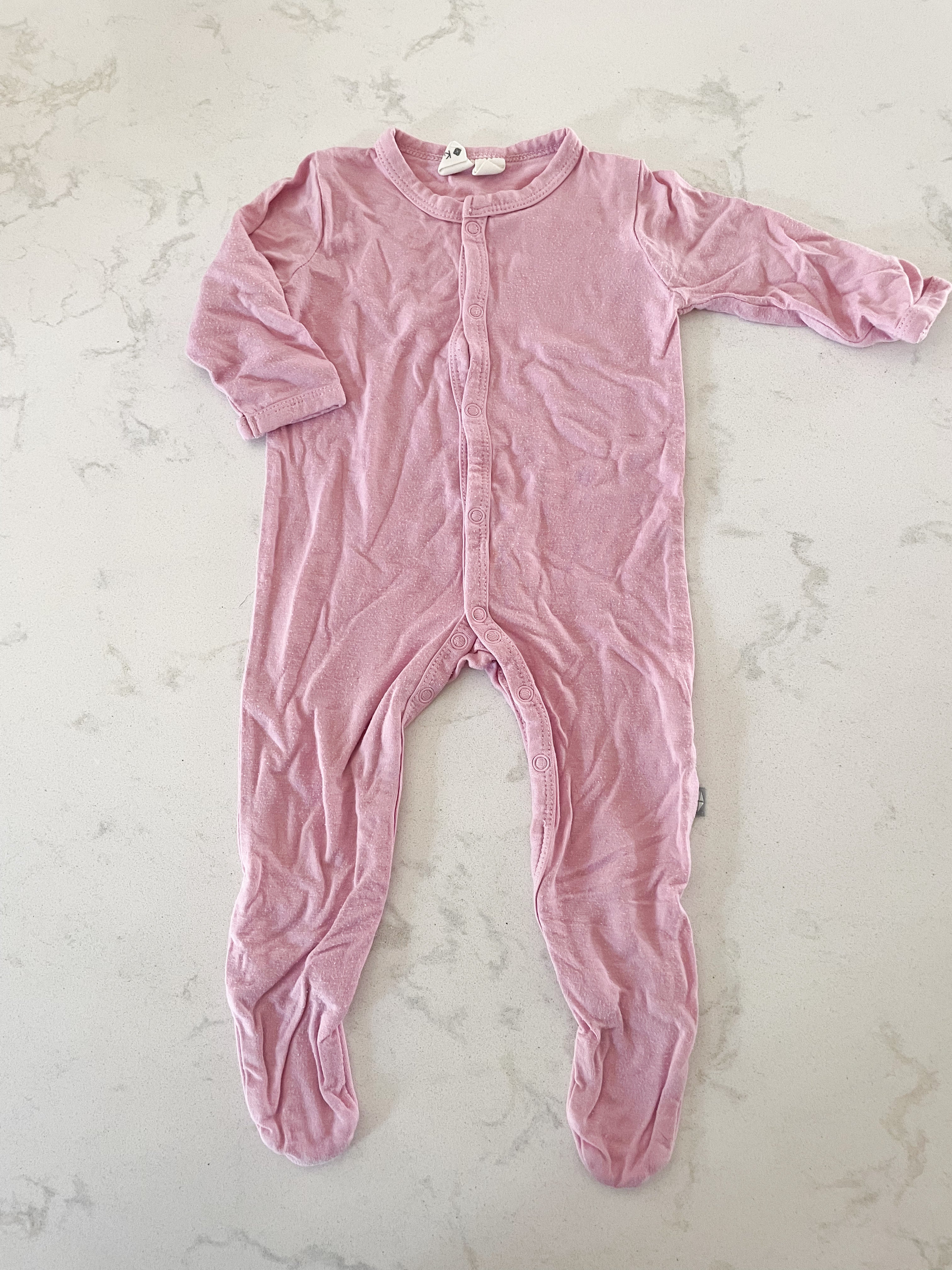 Kyte Baby- 0-3 months- footie snap bamboo pajamas