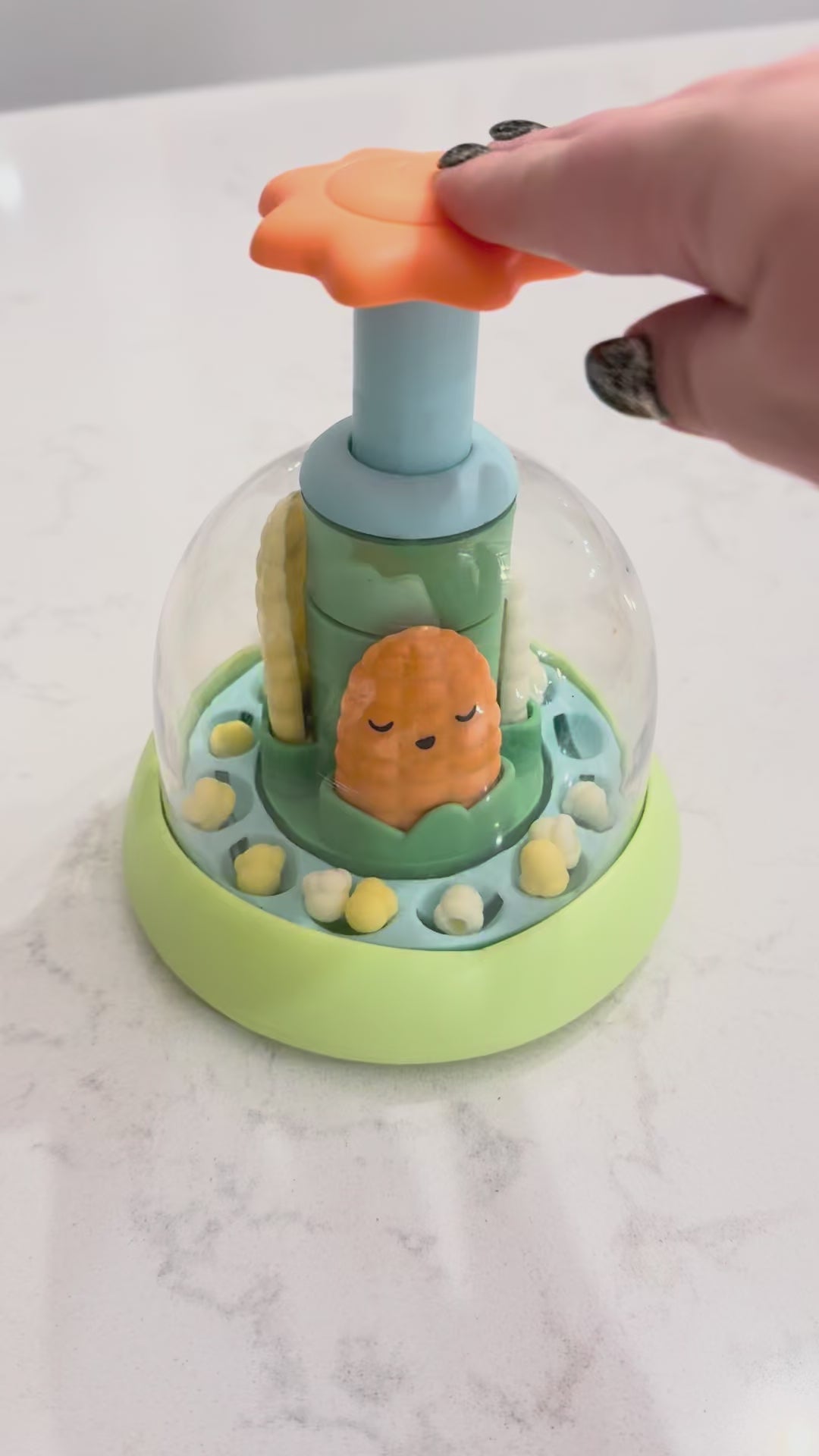 Skip Hop- popping corn push powered toy- VGUC